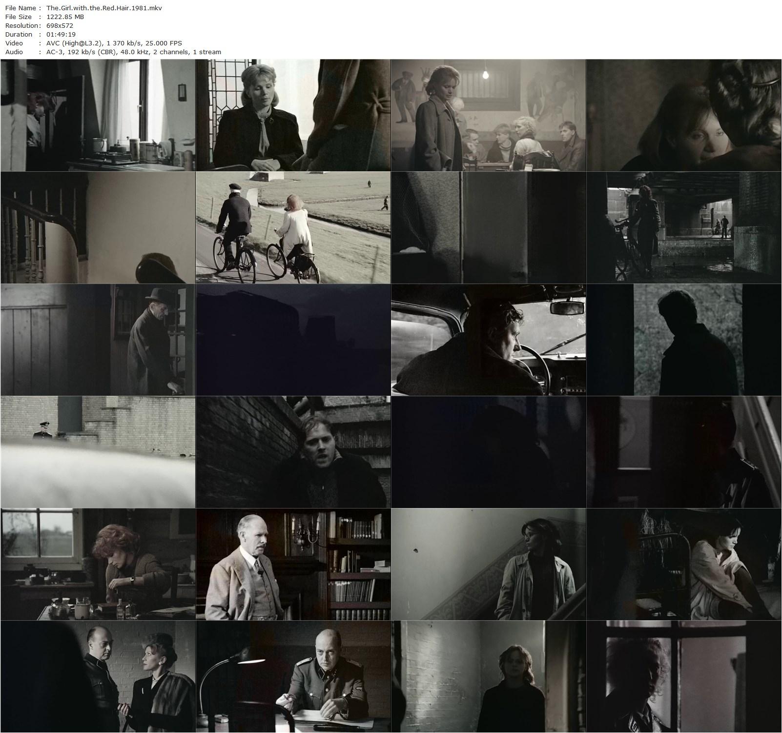 The Girl with the Red Hair (1981) Ben Verbong, Loes Luca-poster