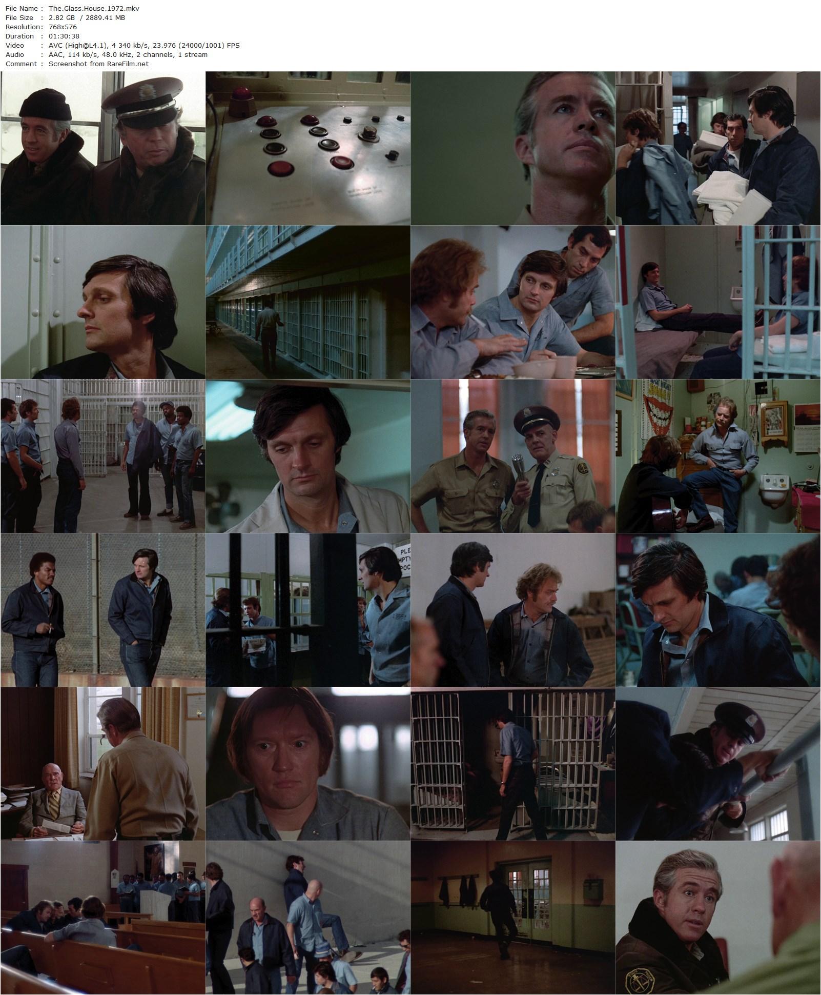 The Glass House (1972) Tom Gries, Vic Morrow, Alan Alda, Clu Gulager-poster