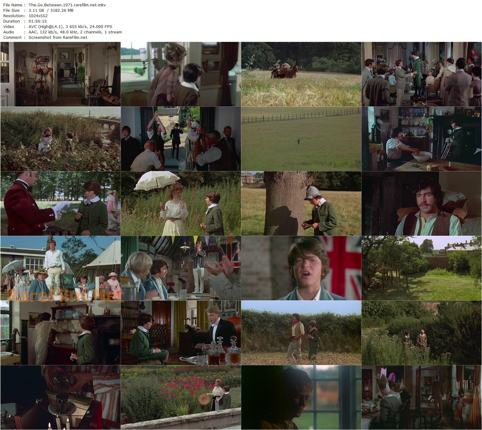 The Go-Between (1971) Joseph Losey, Julie Christie, Alan Bates, Margaret Leighton-poster