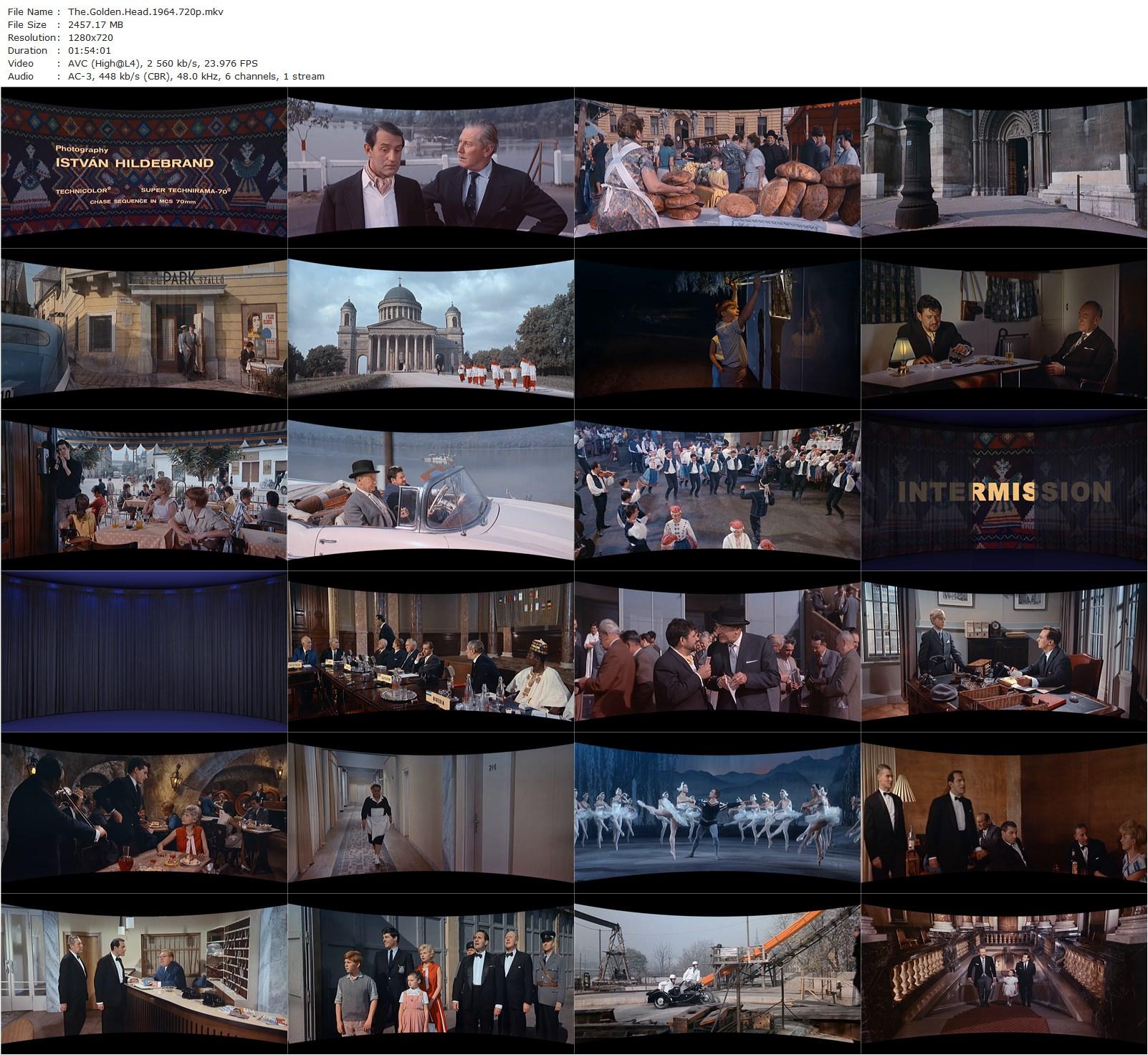 The Golden Head (1964) Richard Thorpe, James Hill, George Sanders, Buddy Hackett, Jess Conrad-poster