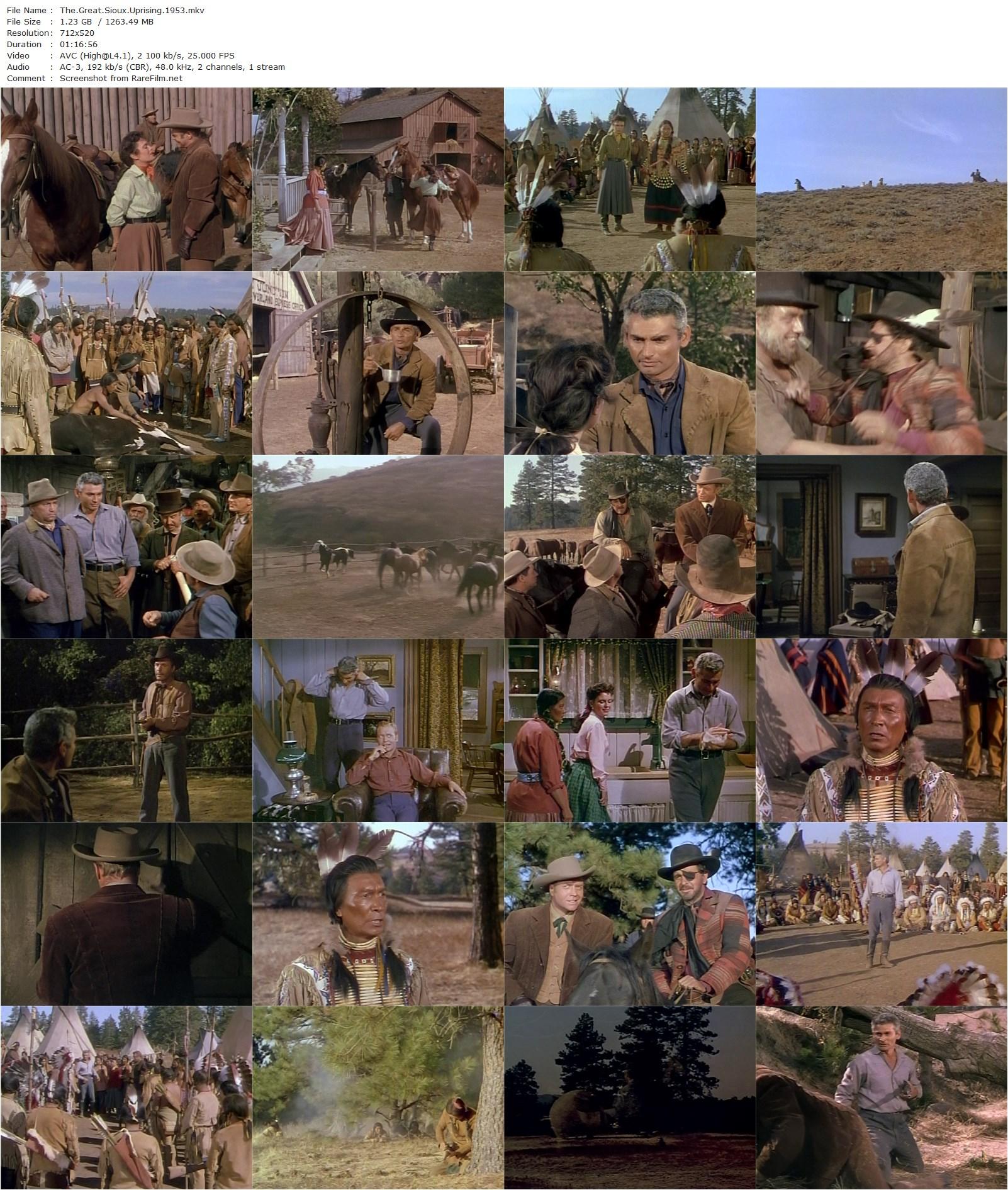 The Great Sioux Uprising (1953) Lloyd Bacon, Jeff Chandler, Faith Domergue, Lyle Bettger-poster