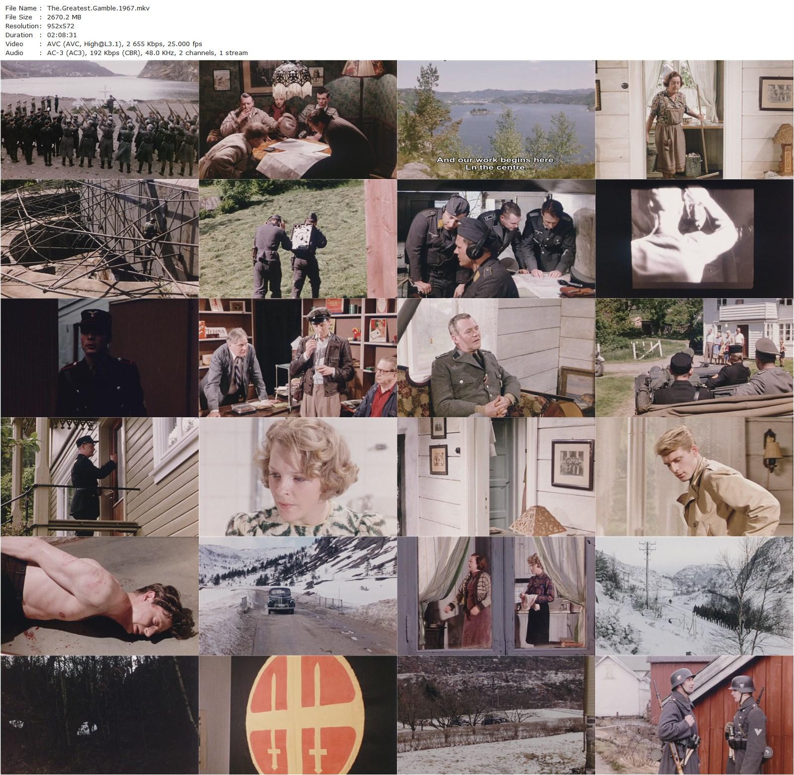 The Greatest Gamble (1967) Knut Bohwim, Gard Øyen, Carl Henrik Størmer, Sverre Anker Ousdal-poster