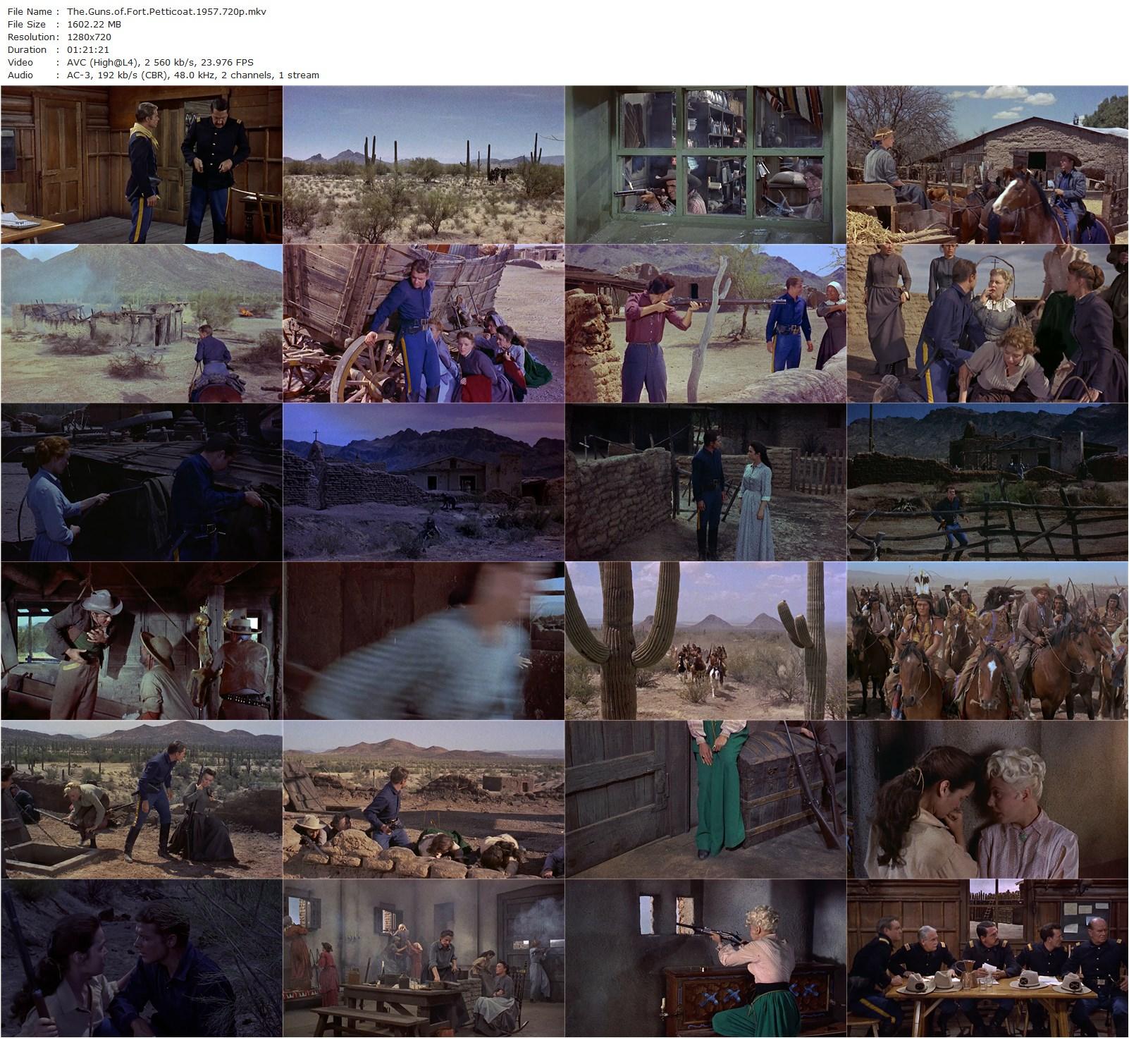 The Guns of Fort Petticoat (1957) George Marshall, Audie Murphy, Kathryn Grant, Hope Emerson-poster