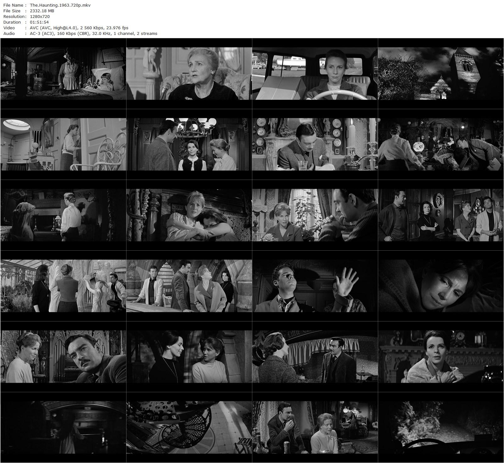 The Haunting (1963) Robert Wise, Julie Harris, Claire Bloom, Richard Johnson-poster