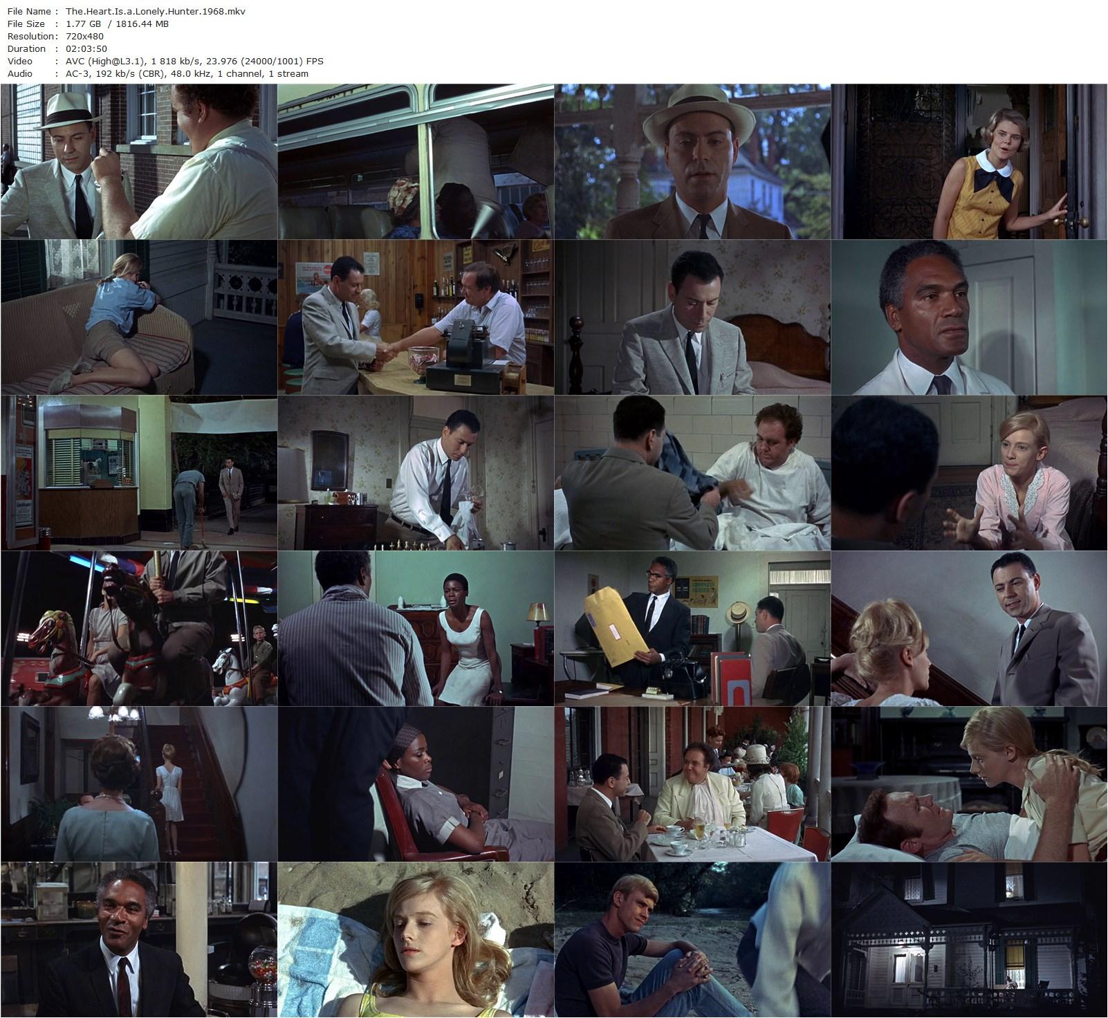 The Heart Is a Lonely Hunter (1968) Robert Ellis Miller, Alan Arkin, Sondra Locke, Chuck McCann-poster