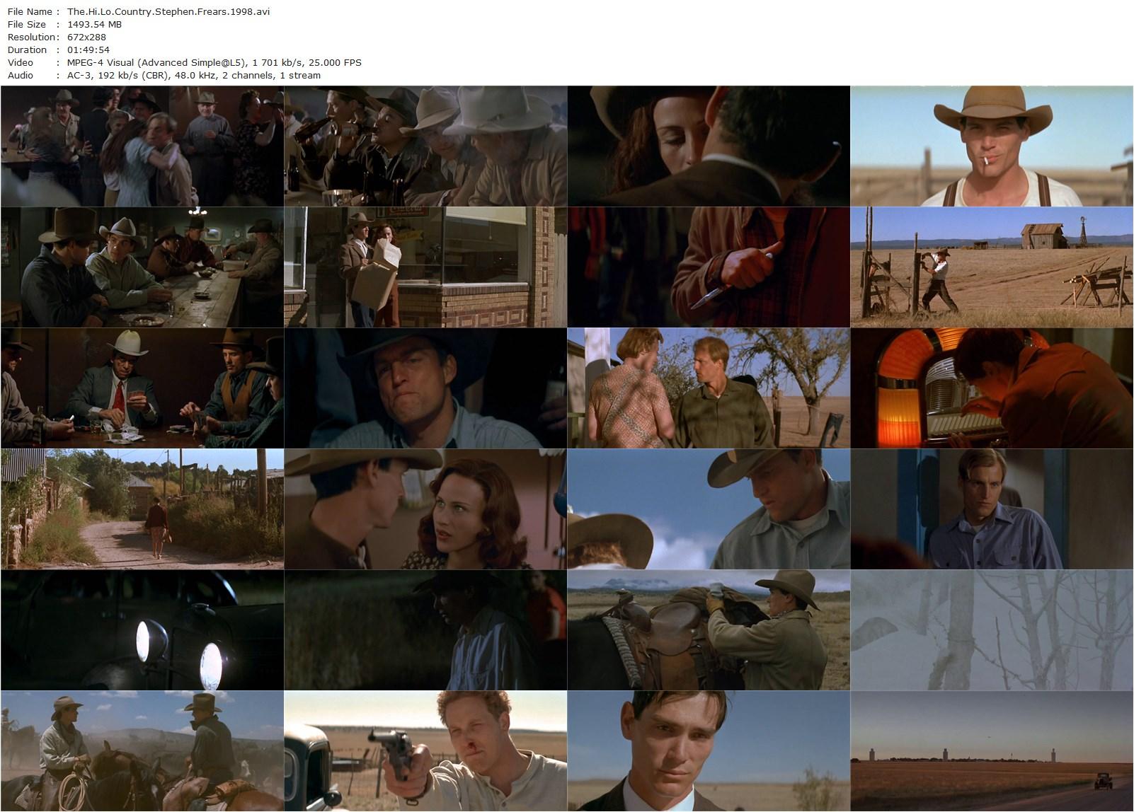 The Hi-Lo Country (1998) Stephen Frears, Billy Crudup, Woody Harrelson, Patricia Arquette-poster