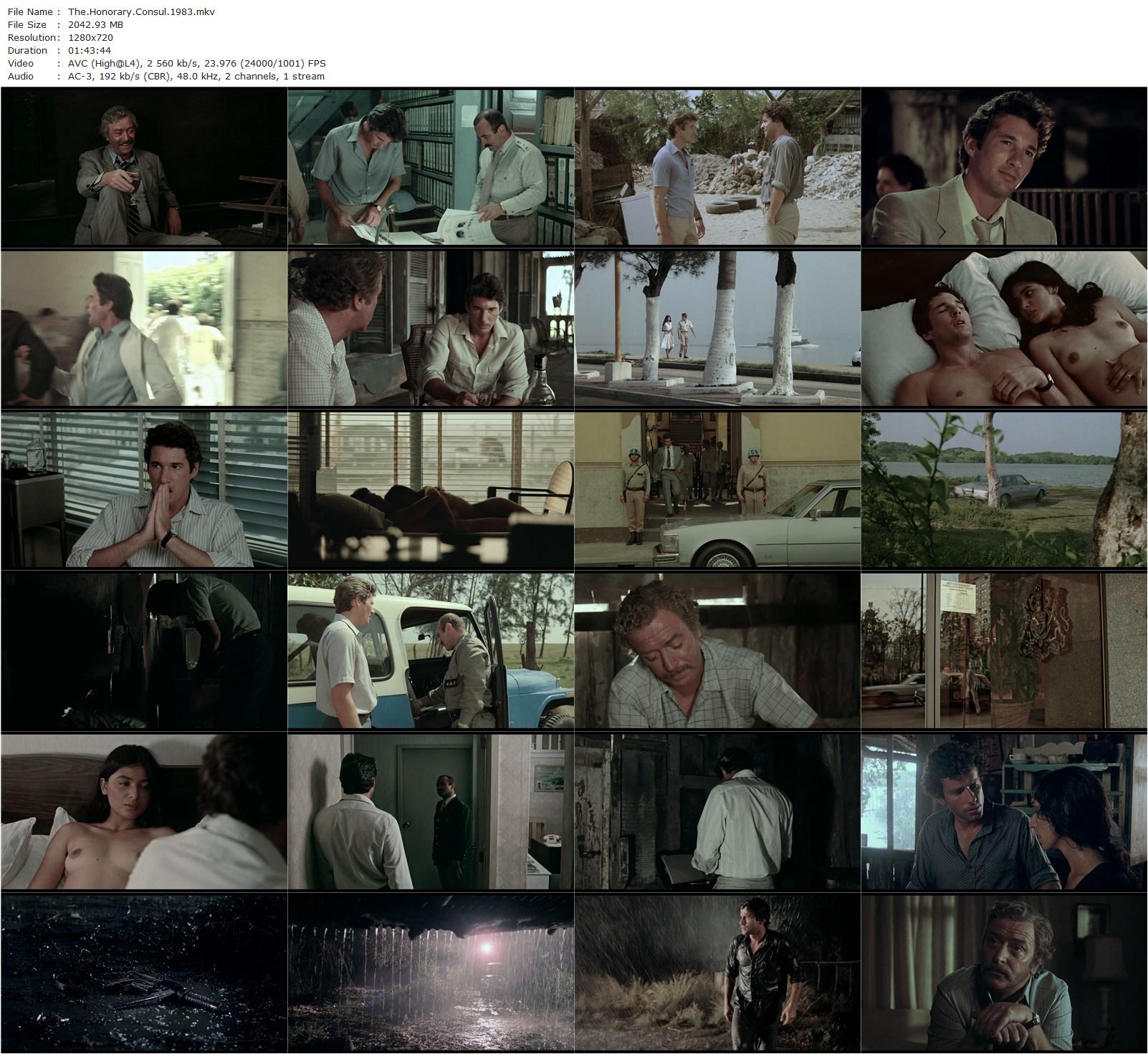 The Honorary Consul (1983) John Mackenzie, Michael Caine, Richard Gere, Bob Hoskins-poster