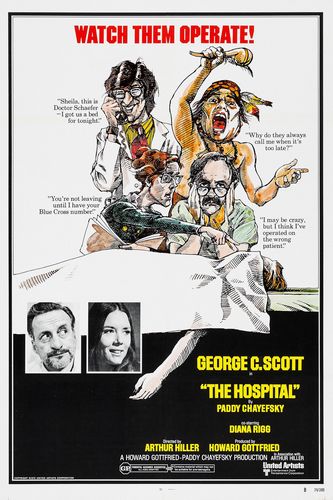 The Hospital (1971) Arthur Hiller, George C. Scott, Diana Rigg, Barnard Hughes
