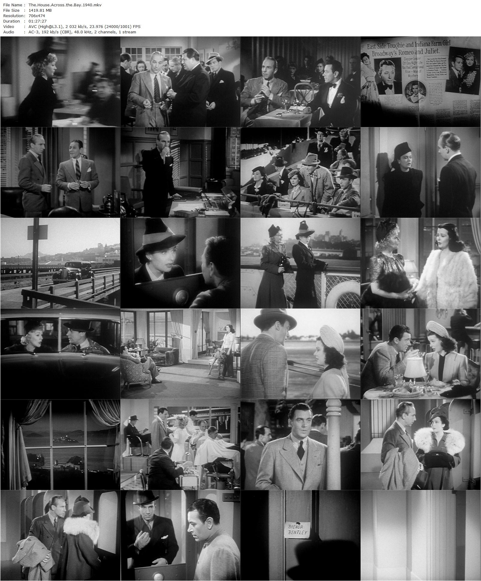 The House Across The Bay (1940) Archie Mayo, George Raft, Joan Bennett, Lloyd Nolan-poster