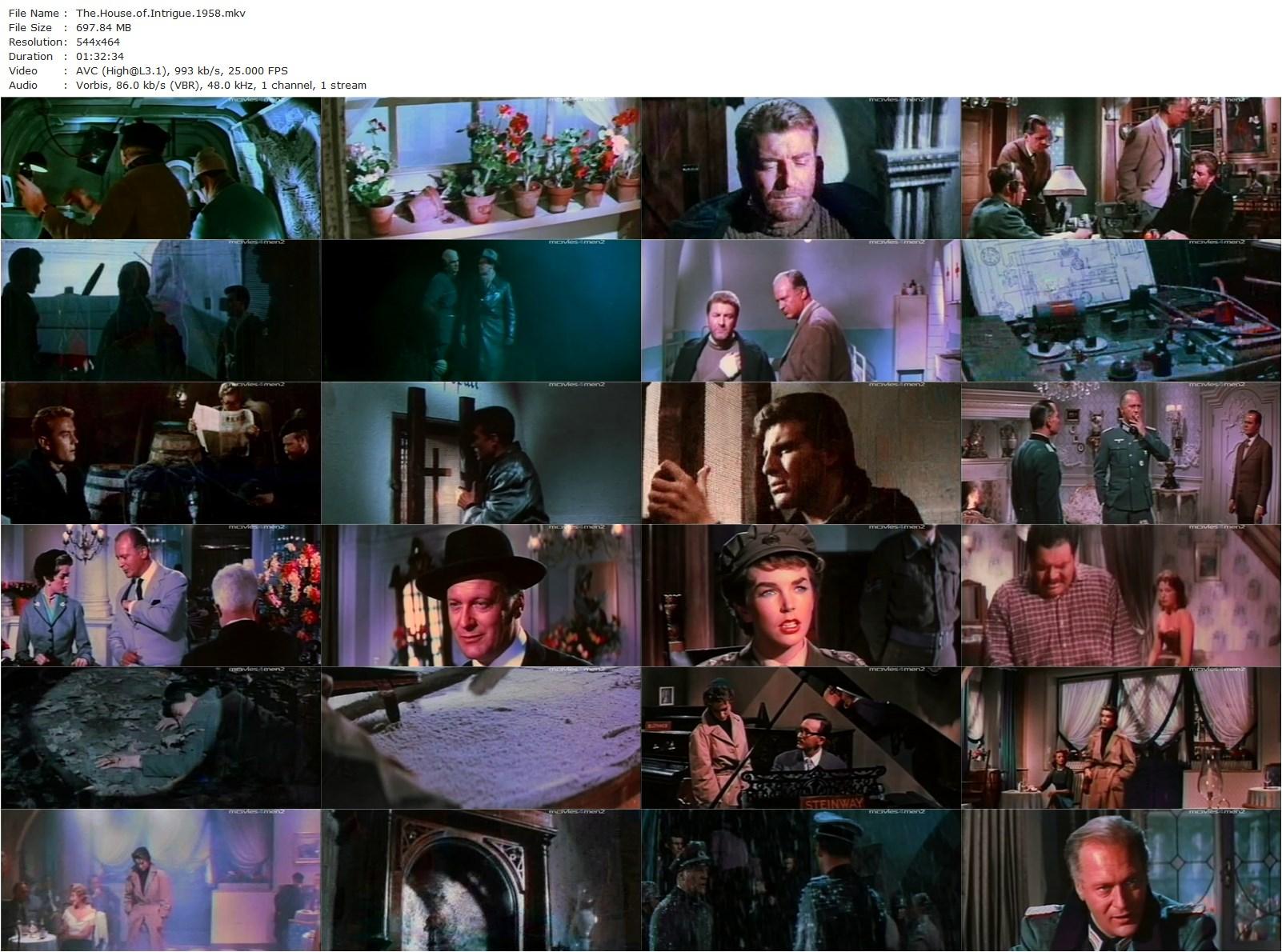 The House of Intrigue AKA Londra chiama Polo Nord (1956) Duilio Coletti, Curd Jürgens, Dawn Addams, Folco Lulli-poster