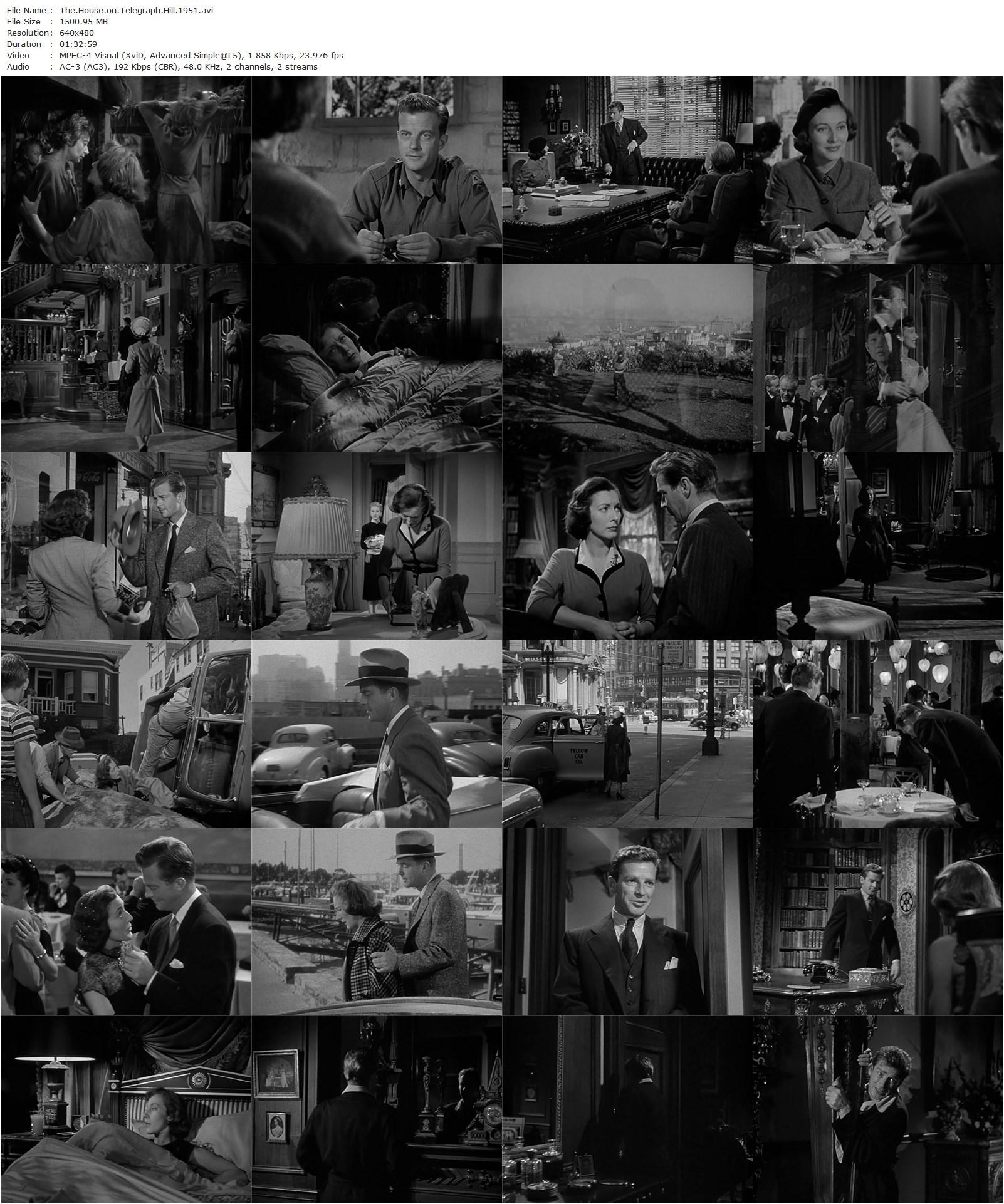 The House on Telegraph Hill (1951) Robert Wise, Richard Basehart, Valentina Cortese, William Lundigan-poster