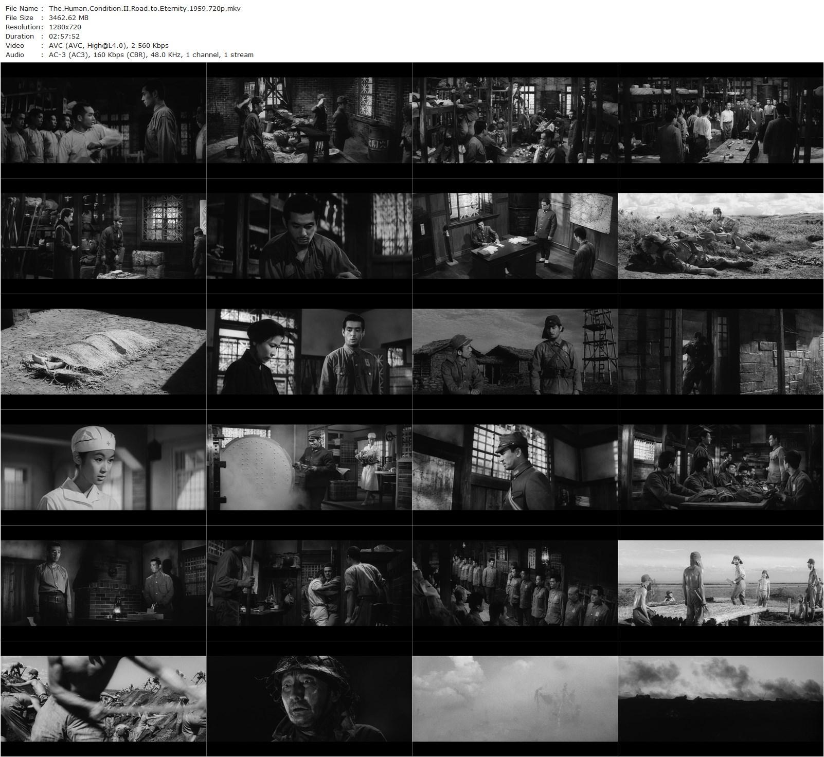 The Human Condition II: Road to Eternity (1959) Masaki Kobayashi, Tatsuya Nakadai, Michiyo Aratama, Kokinji Katsura-poster