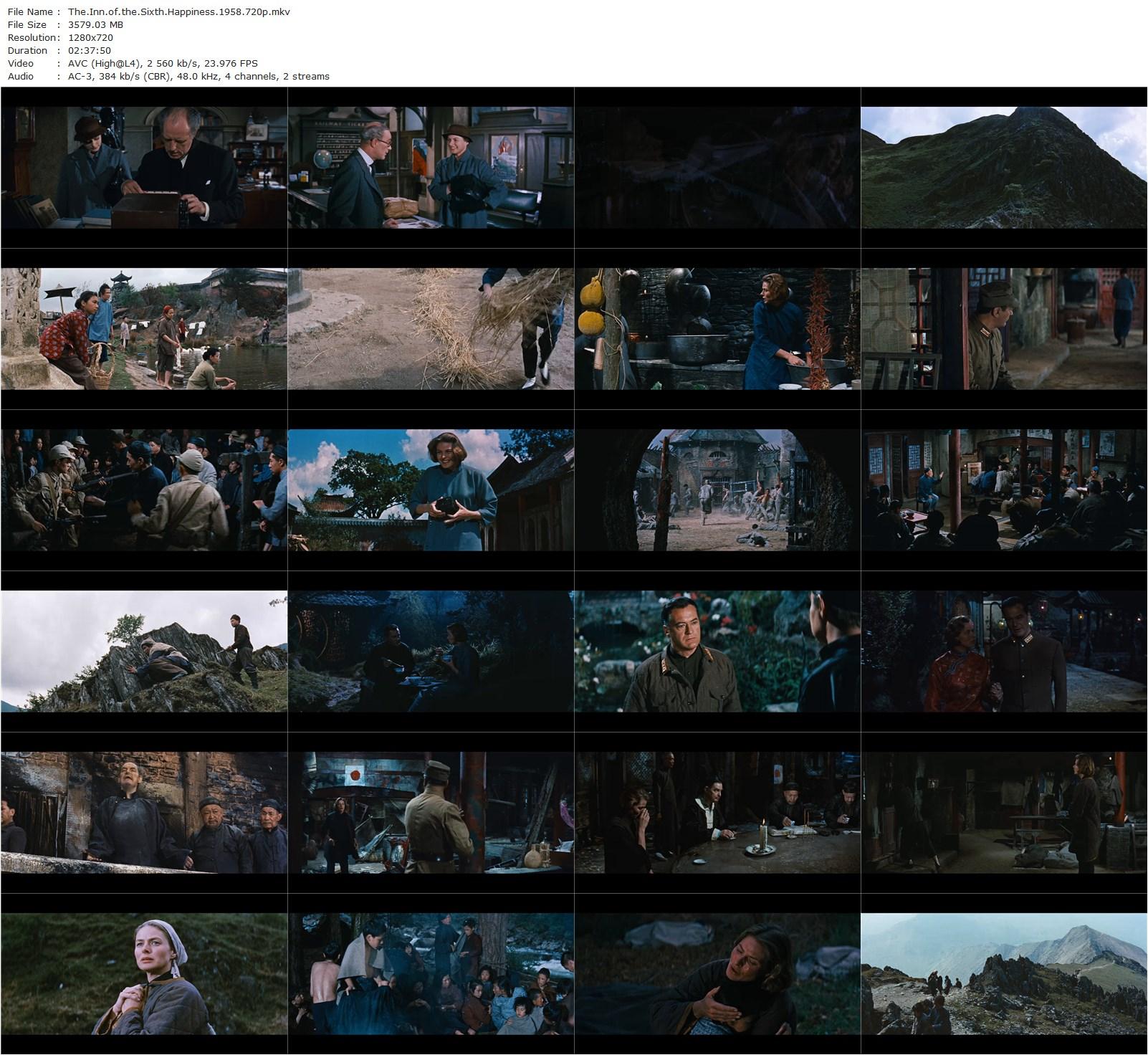 The Inn of the Sixth Happiness (1958) Mark Robson, Ingrid Bergman, Robert Donat, Curd Jürgens-poster