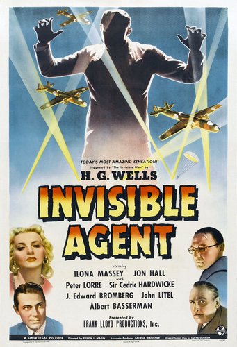 Invisible Agent (1942) Edwin L. Marin, Ilona Massey, Jon Hall, Peter Lorre