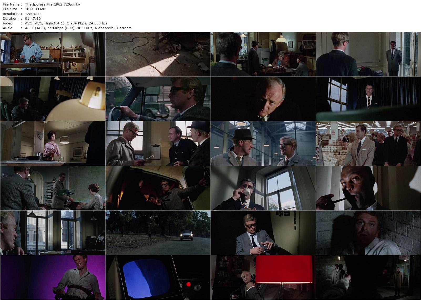 The Ipcress File (1965) Sidney J. Furie, Michael Caine, Nigel Green, Guy Doleman-poster