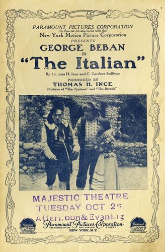 The Italian (1915) Reginald Barker, George Beban, Clara Williams, J. Frank Burke
