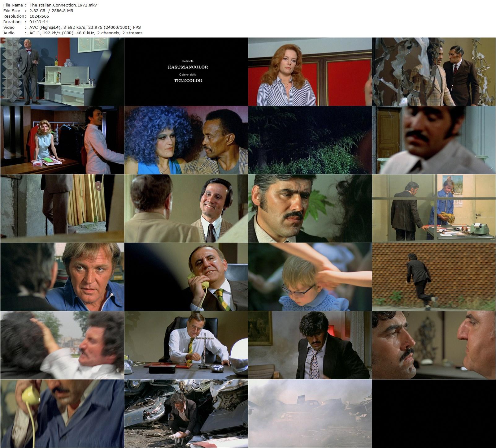 The Italian Connection AKA La Mala Ordina (1972) Fernando Di Leo, Mario Adorf, Henry Silva, Woody Strode-poster