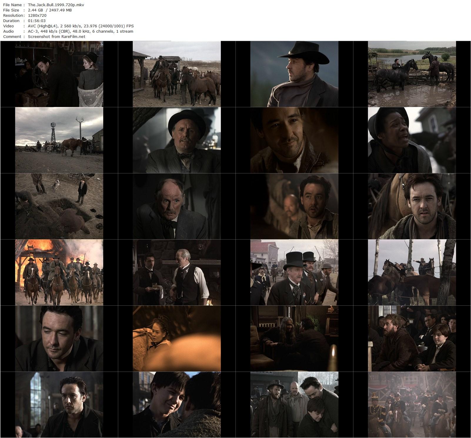 The Jack Bull (1999) John Badham, John Cusack, John Goodman, L.Q. Jones-poster