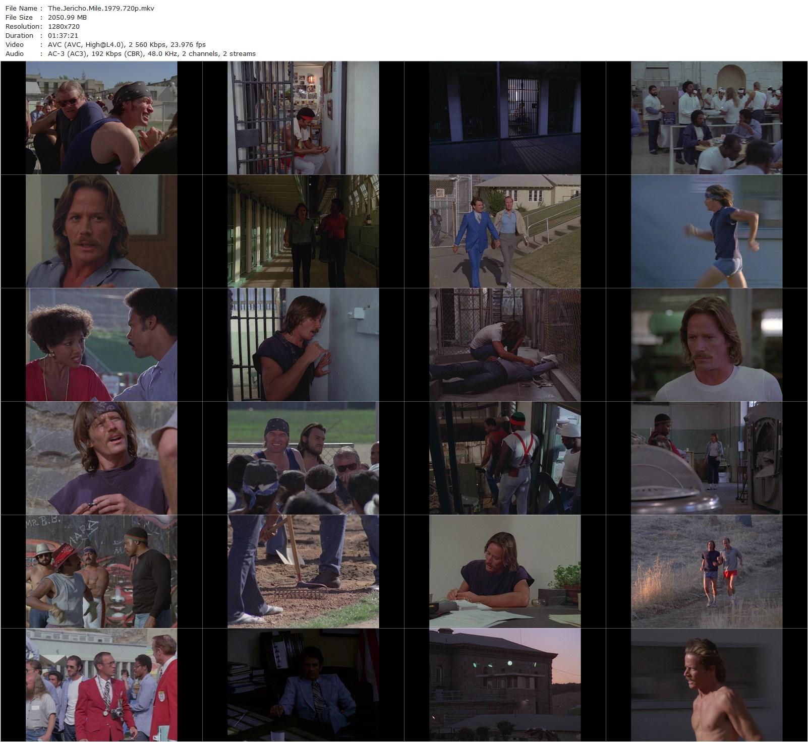 The Jericho Mile (1979) Michael Mann, Peter Strauss, Richard Lawson, Roger E. Mosley-poster