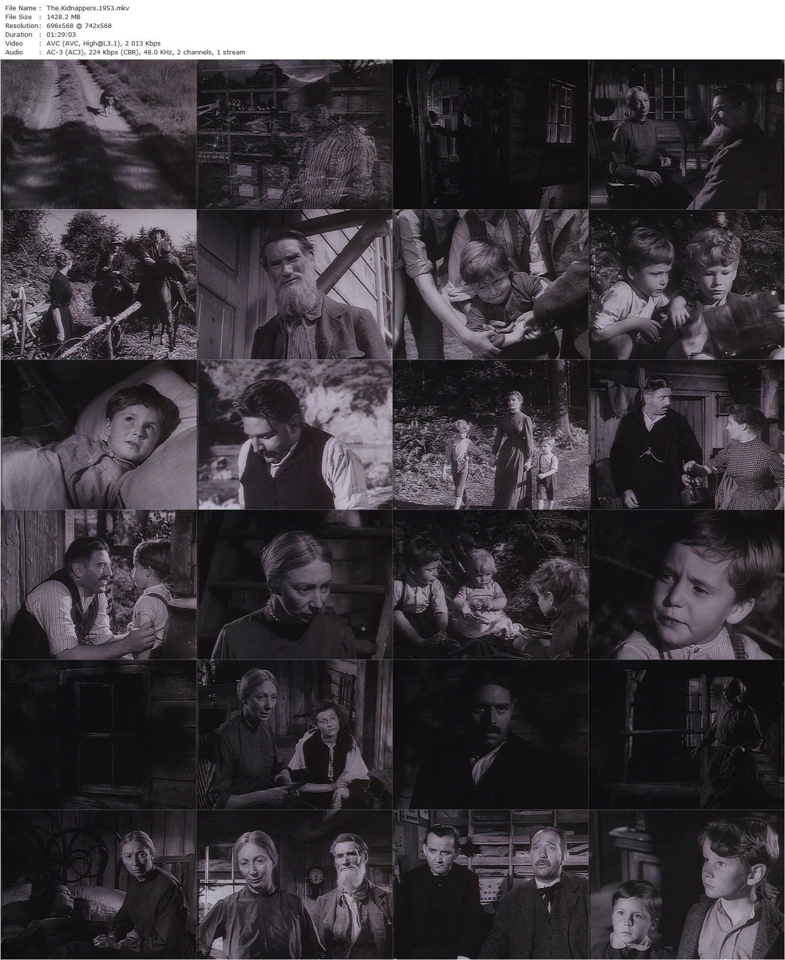 The Kidnappers (1953) Philip Leacock, Jon Whiteley, Vincent Winter, Adrienne Corri-poster