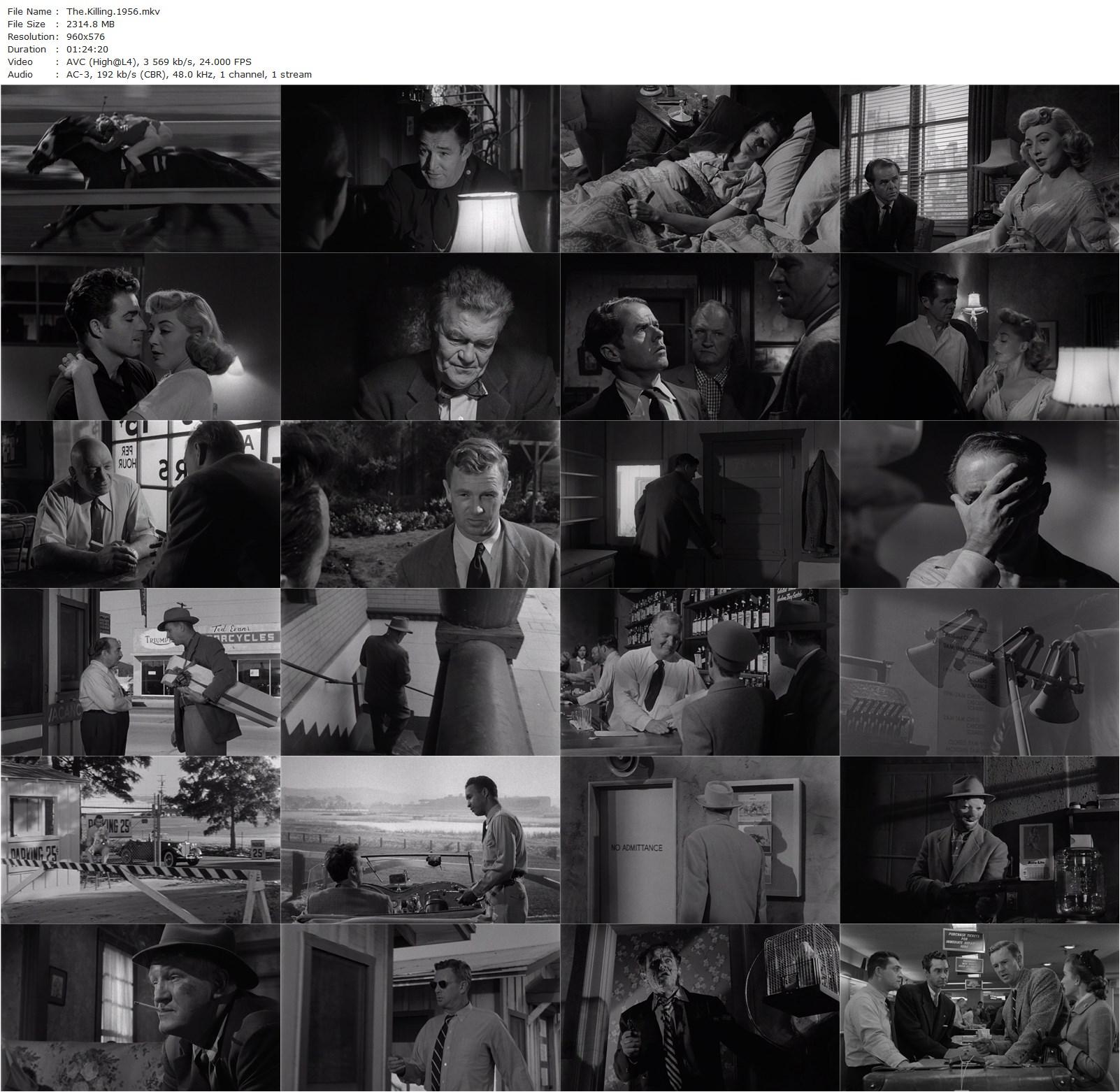 The Killing (1956) Stanley Kubrick, Sterling Hayden, Coleen Gray, Vince Edwards-poster