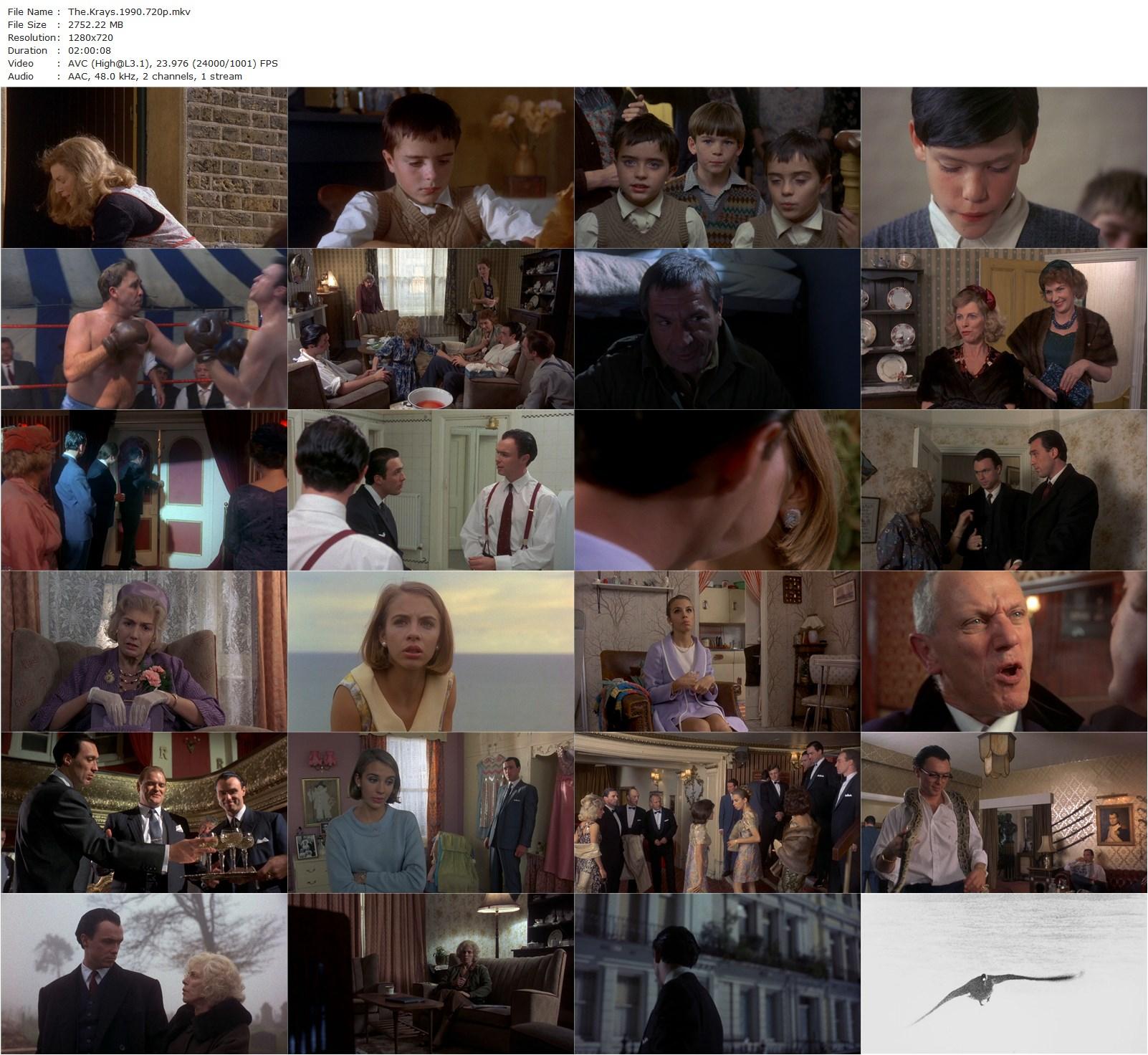 The Krays (1990) Peter Medak, Gary Kemp, Martin Kemp, Billie Whitelaw-poster