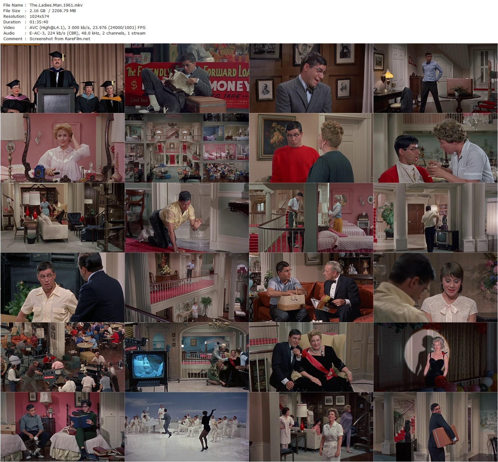 The Ladies Man (1961) Jerry Lewis, Helen Traubel, Pat Stanley-poster