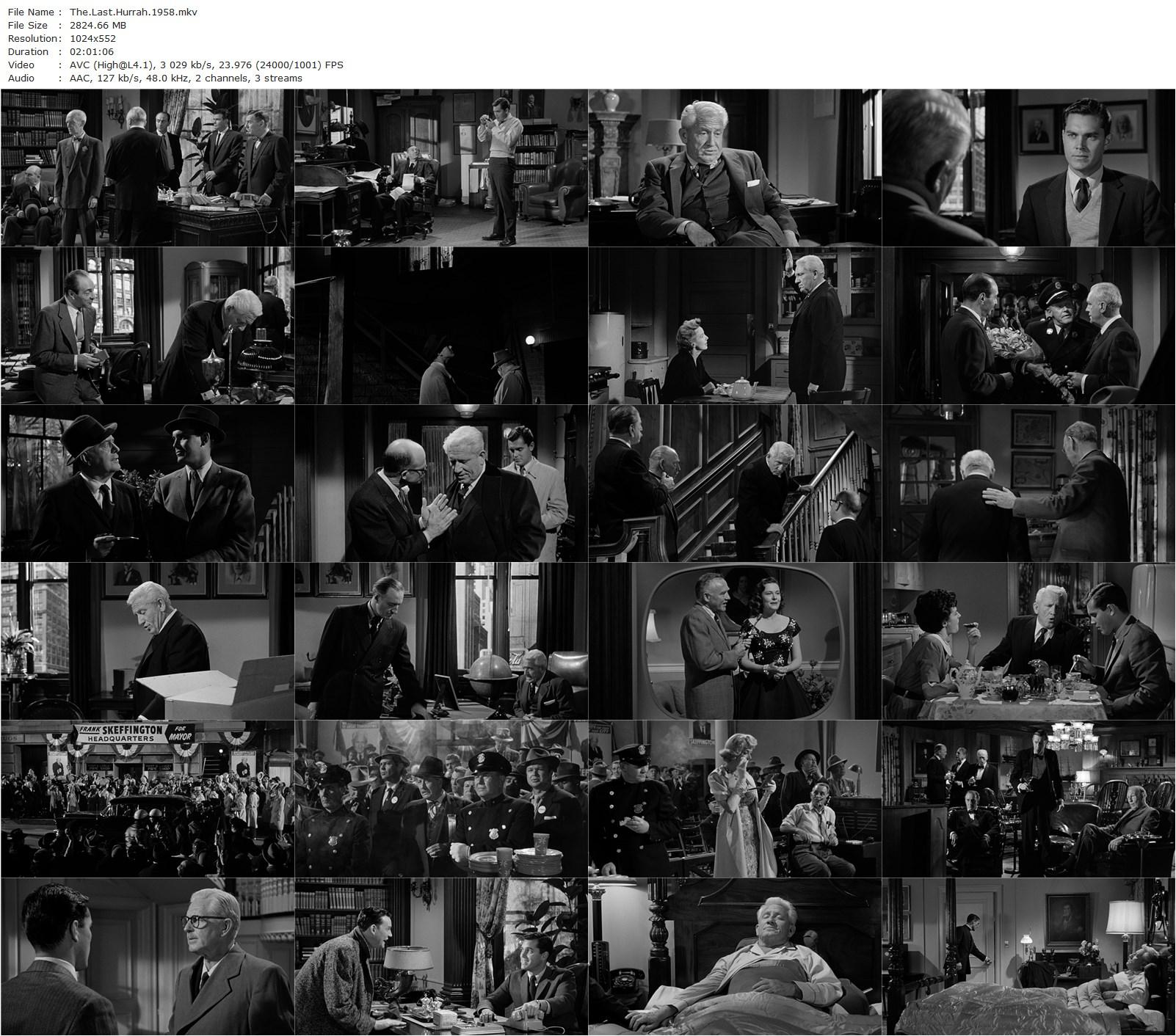 The Last Hurrah (1958) John Ford, Spencer Tracy, Jeffrey Hunter, Dianne Foster-poster