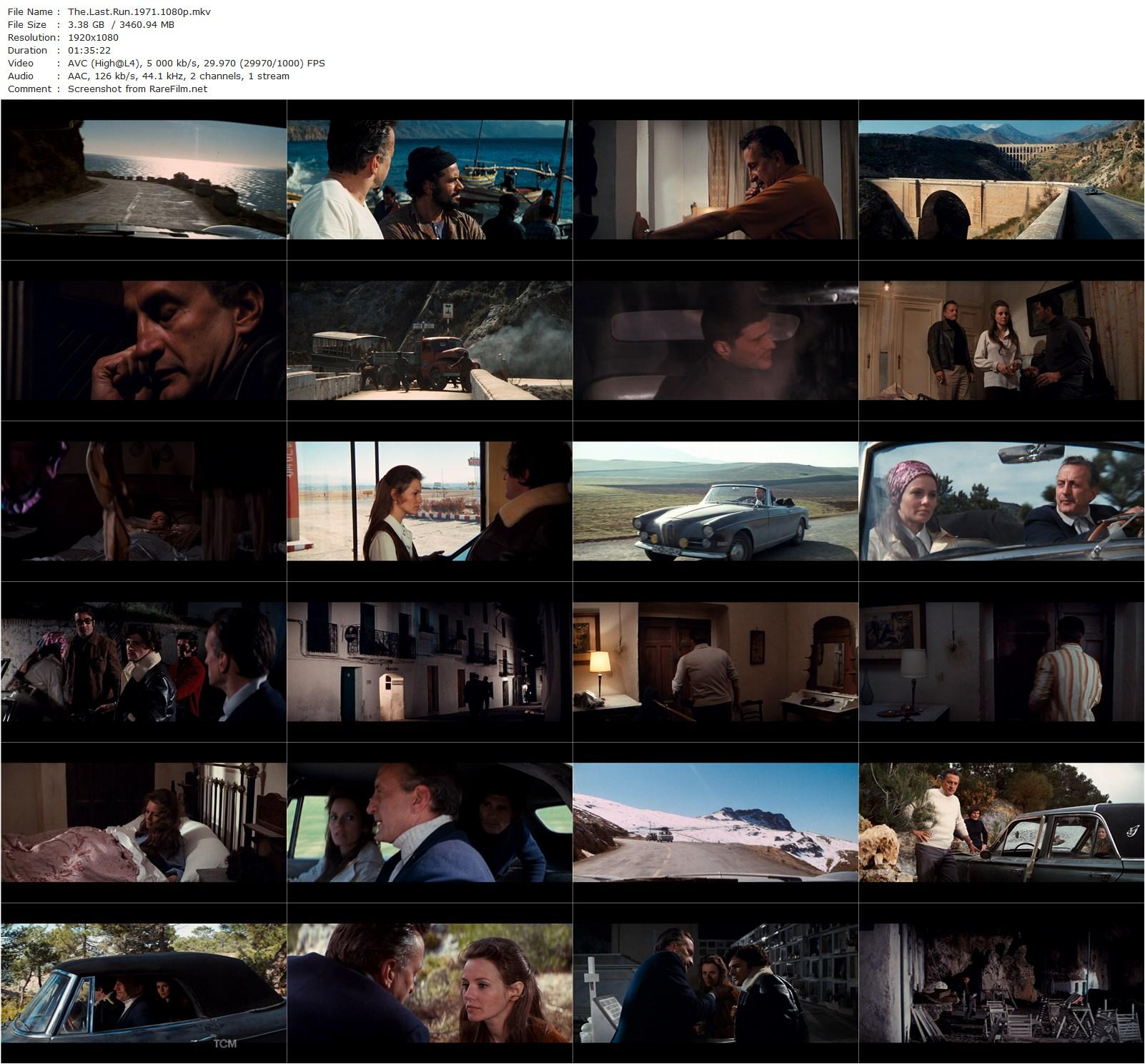 The Last Run (1971) Richard Fleischer, John Huston, George C. Scott, Tony Musante, Trish Van Devere-poster