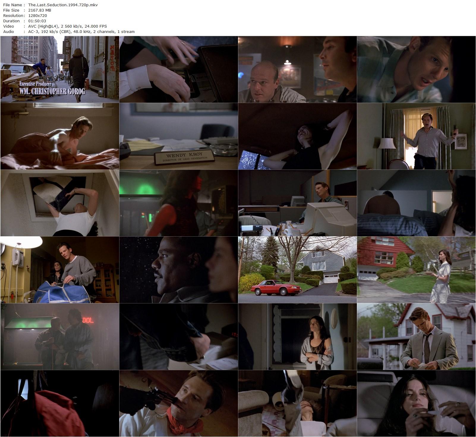 The Last Seduction (1994) John Dahl, Linda Fiorentino, Peter Berg, Bill Pullman-poster