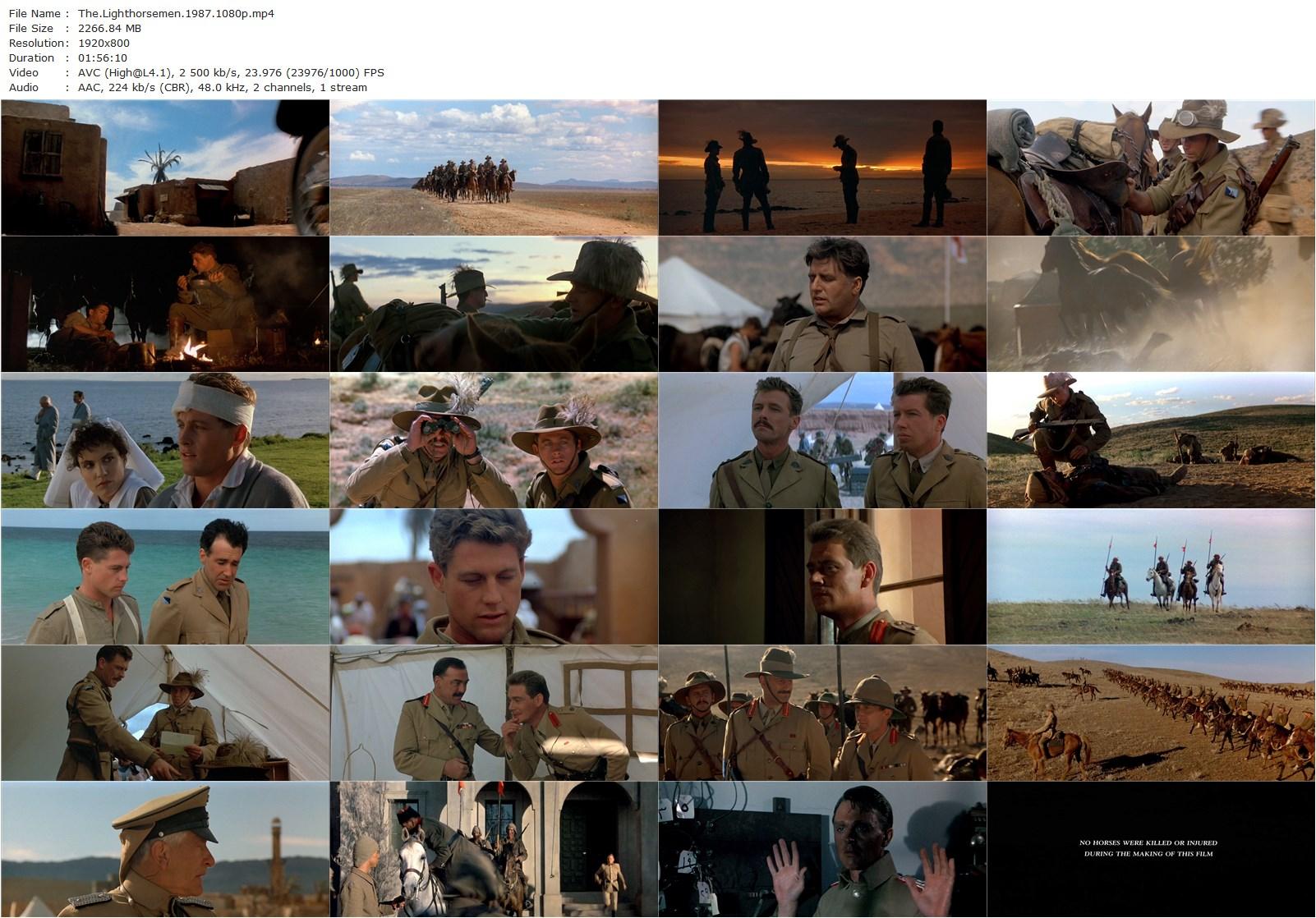 The Lighthorsemen (1987) Simon Wincer, Peter Phelps, Nick Waters, John Larking-poster