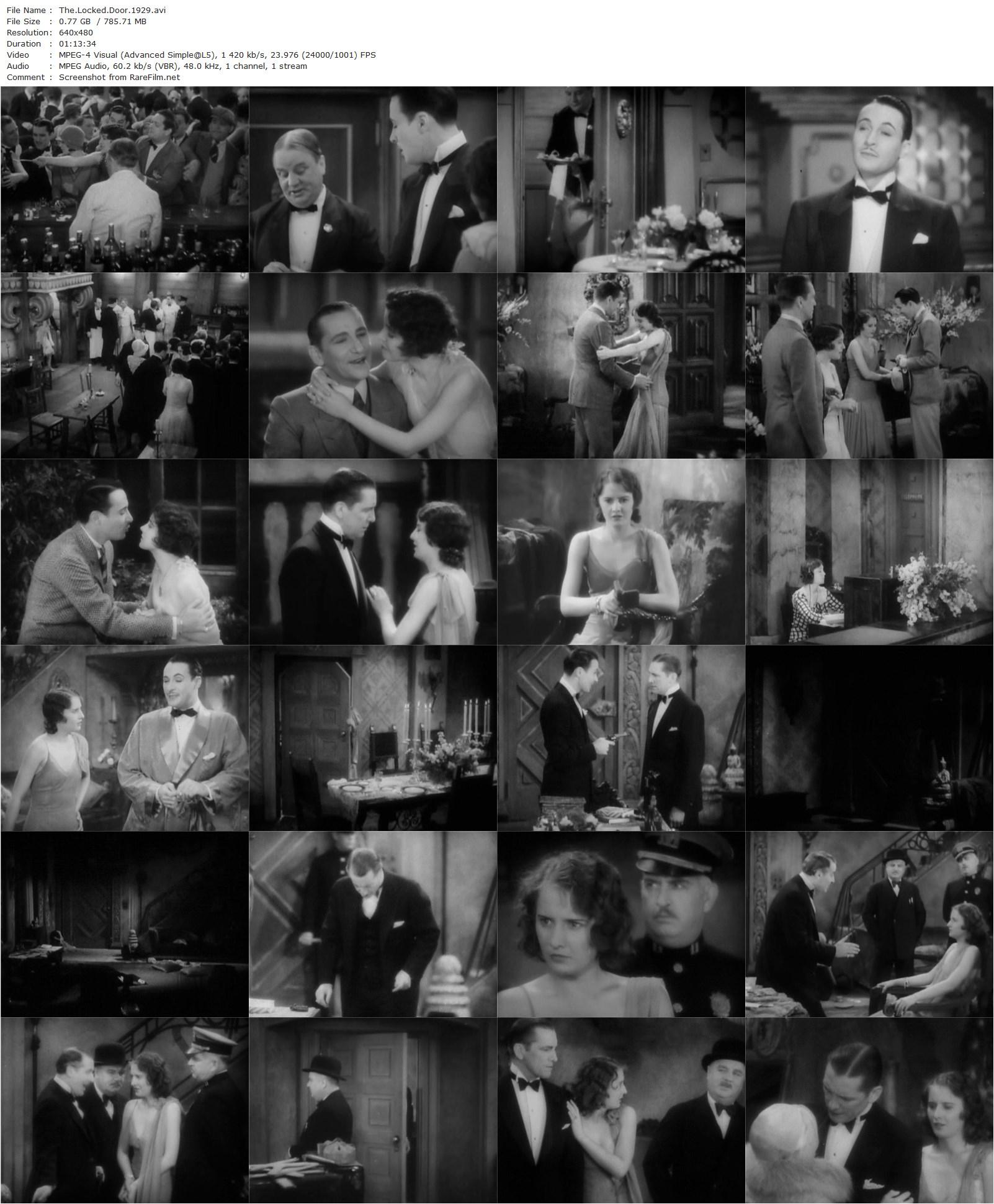 The Locked Door (1929) George Fitzmaurice, Rod La Rocque, Barbara Stanwyck, William ‘Stage’ Boyd-poster