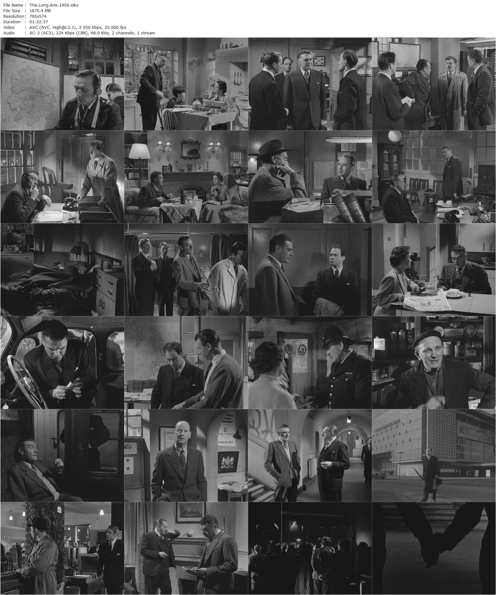 The Long Arm (1956) Charles Frend, Jack Hawkins, John Stratton, Dorothy Alison-poster