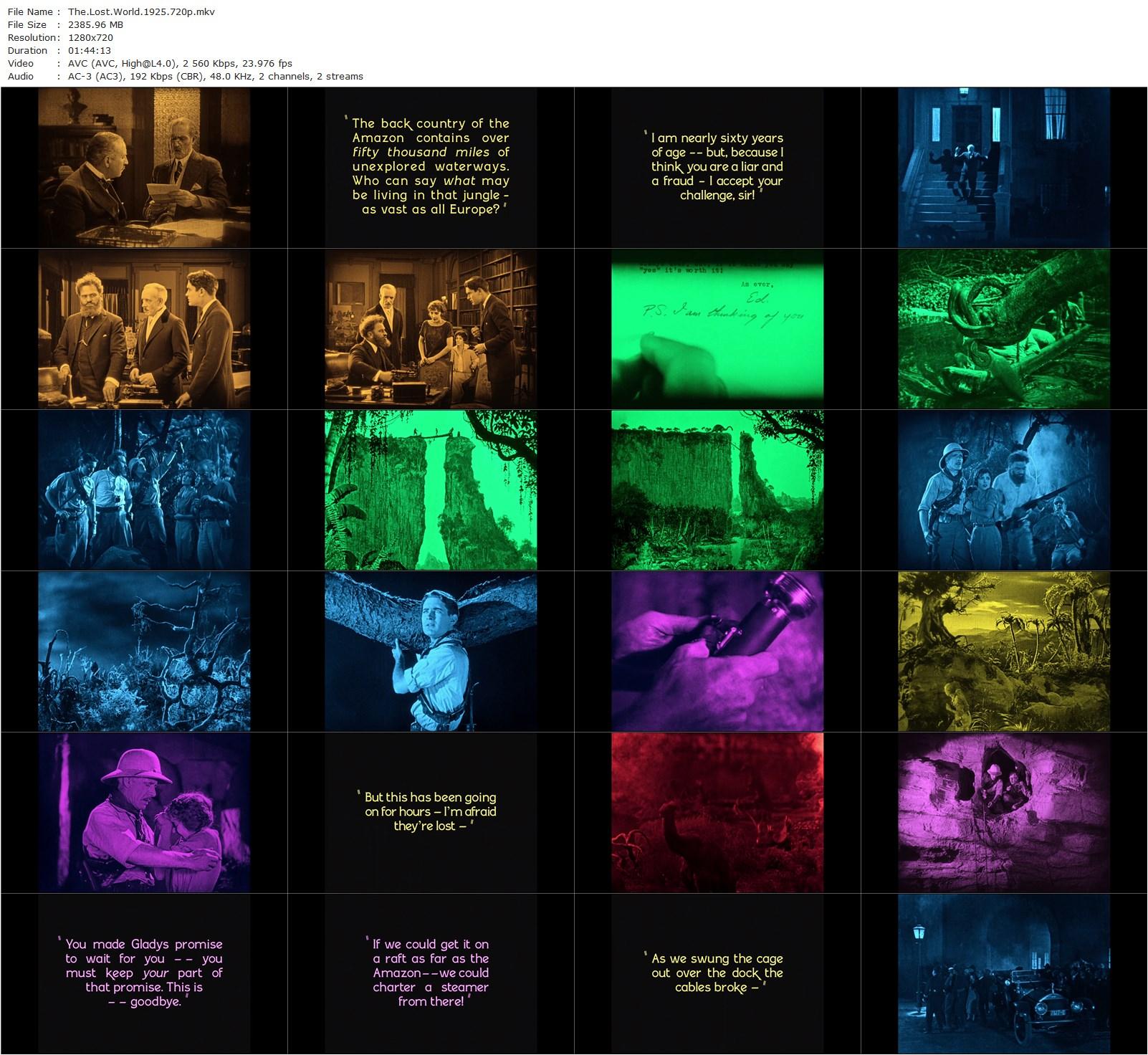 The Lost World (1925) Harry O. Hoyt, Wallace Beery, Bessie Love, Lloyd Hughes-poster