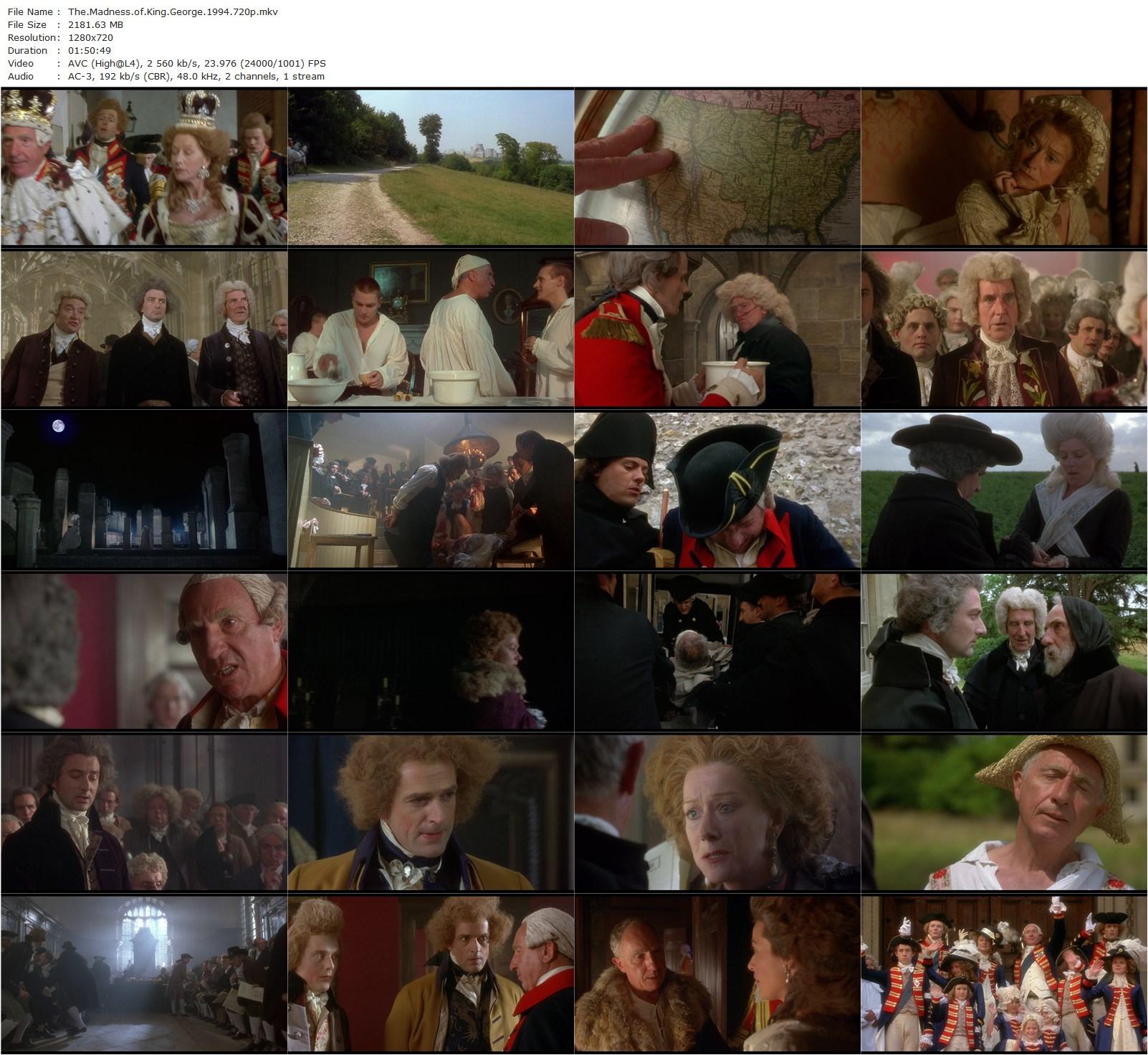 The Madness of King George (1994) Nicholas Hytner, Nigel Hawthorne, Helen Mirren, Rupert Graves-poster