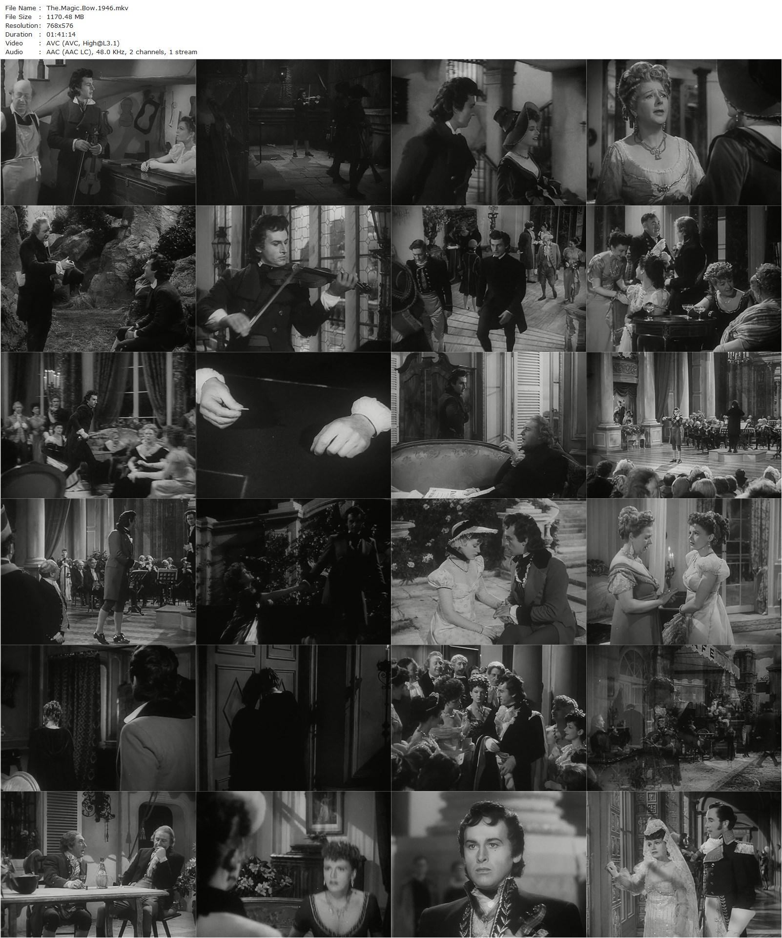 The Magic Bow (1946) Bernard Knowles, Stewart Granger, Phyllis Calvert, Jean Kent-poster