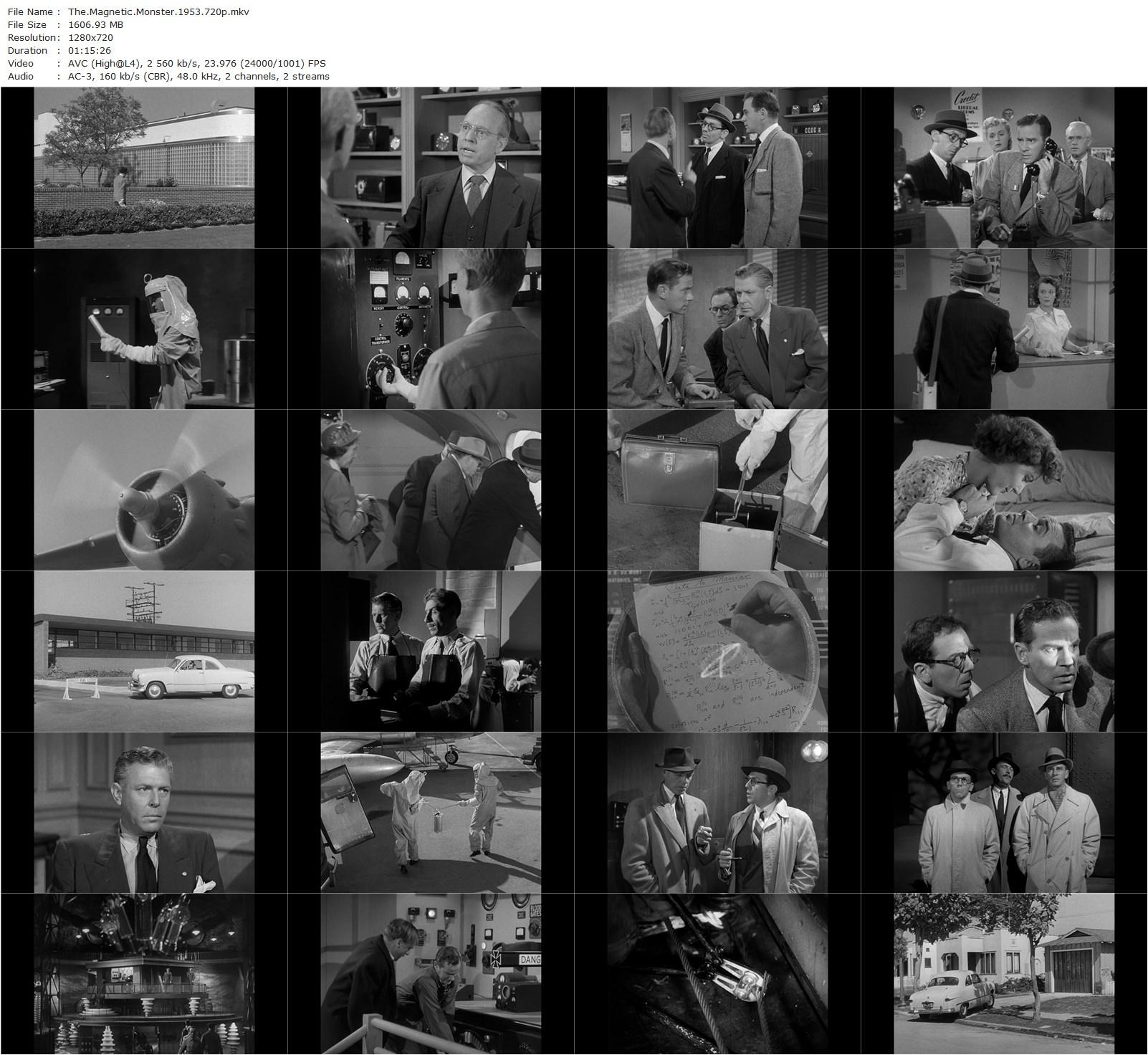 The Magnetic Monster (1953) Curt Siodmak, Herbert L. Strock, Richard Carlson, King Donovan, Jean Byron-poster