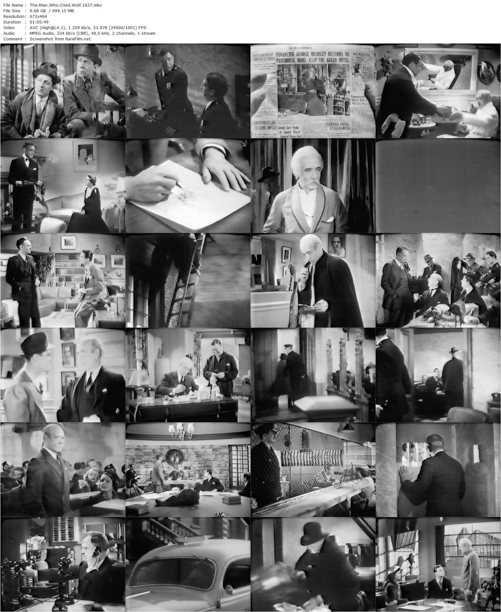 The Man Who Cried Wolf (1937) Lewis R. Foster, Lewis Stone, Barbara Read, Tom Brown-poster