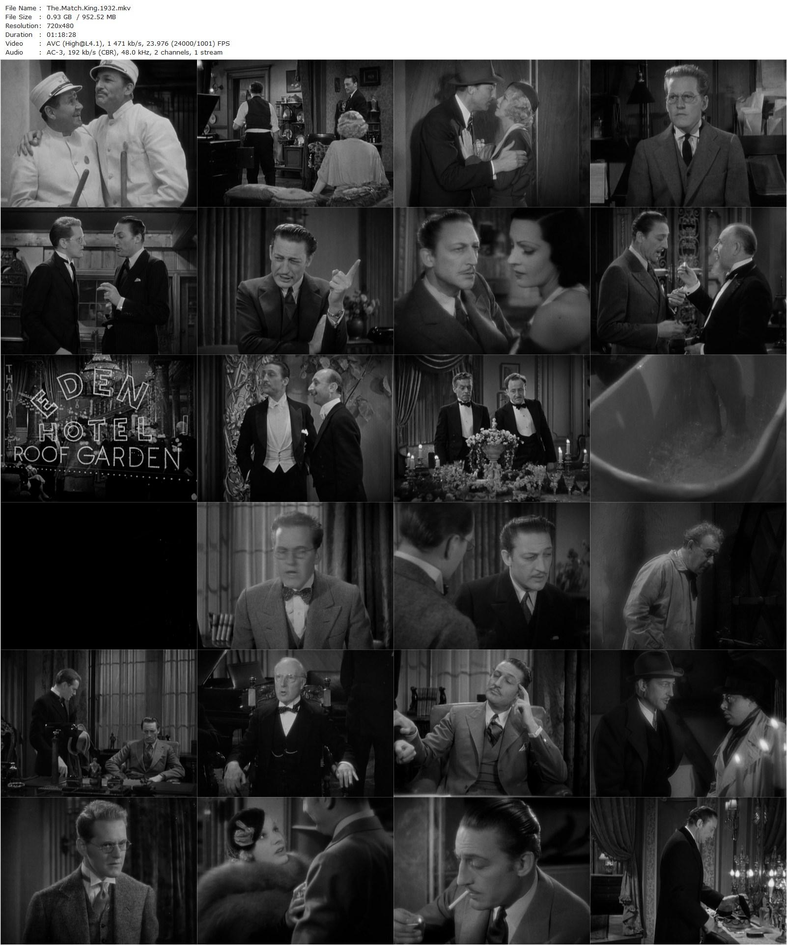 The Match King (1932) Howard Bretherton, William Keighley, Warren William, Lili Damita, Glenda Farrell-poster