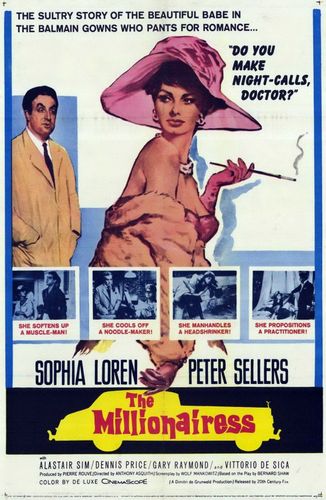 The Millionairess (1960) Anthony Asquith, Sophia Loren, Peter Sellers, Alastair Sim
