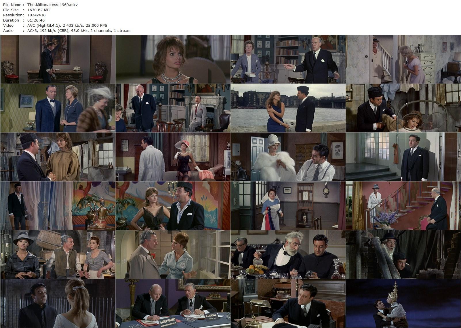 The Millionairess (1960) Anthony Asquith, Sophia Loren, Peter Sellers, Alastair Sim-poster