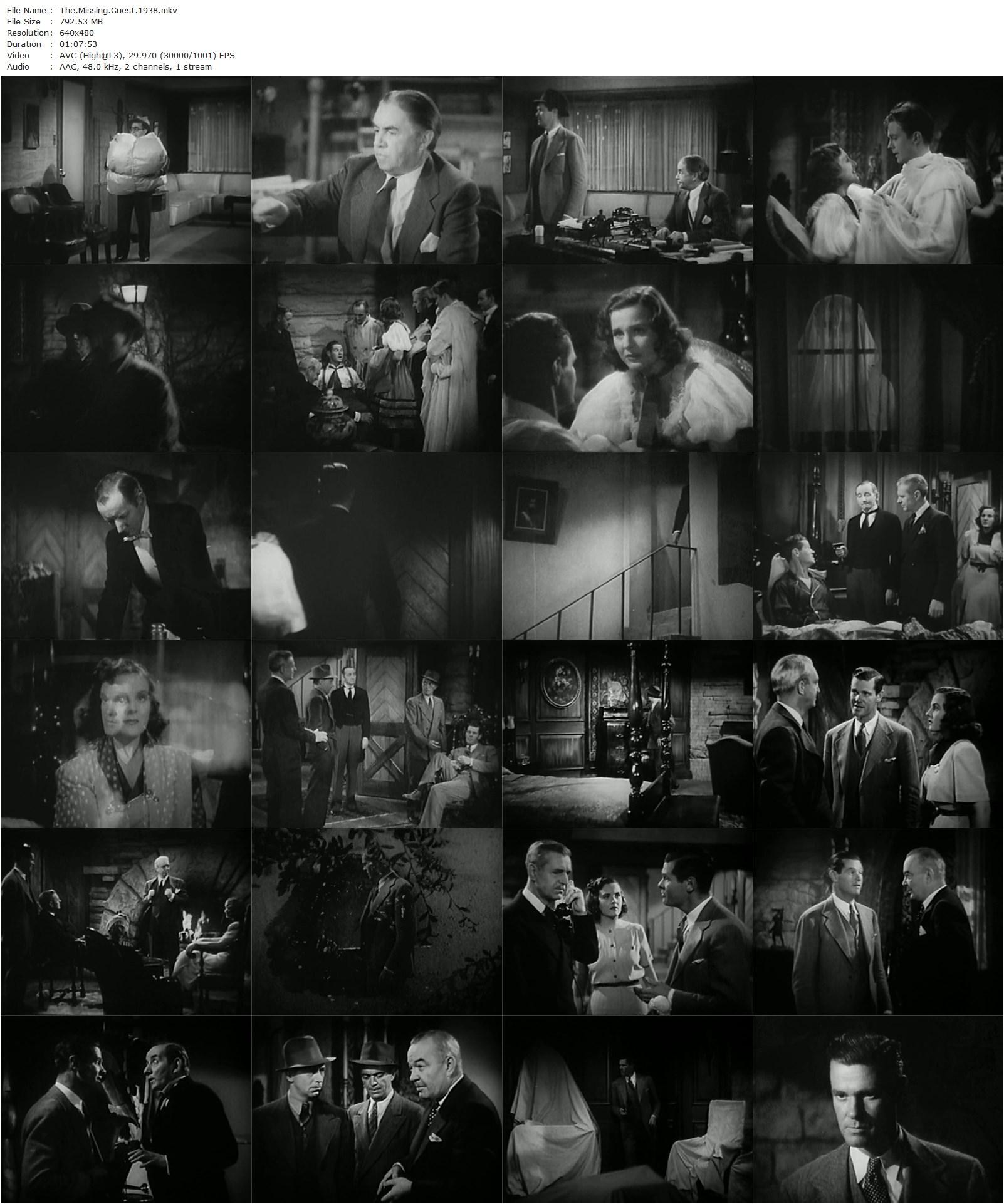 The Missing Guest (1938) John Rawlins, Paul Kelly, Constance Moore, William Lundigan-poster