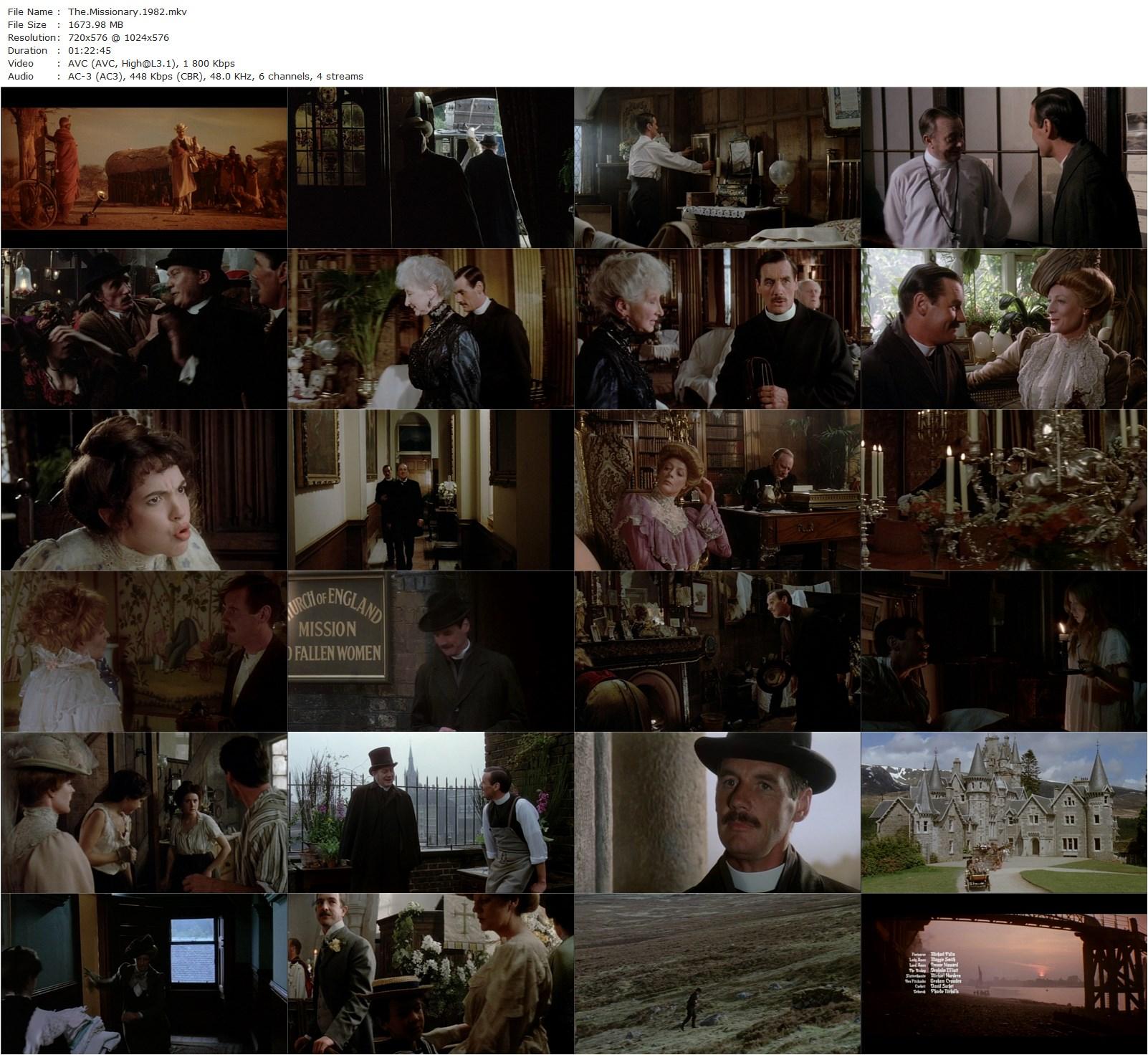 The Missionary (1982) Richard Loncraine, Michael Palin, Maggie Smith, Trevor Howard-poster