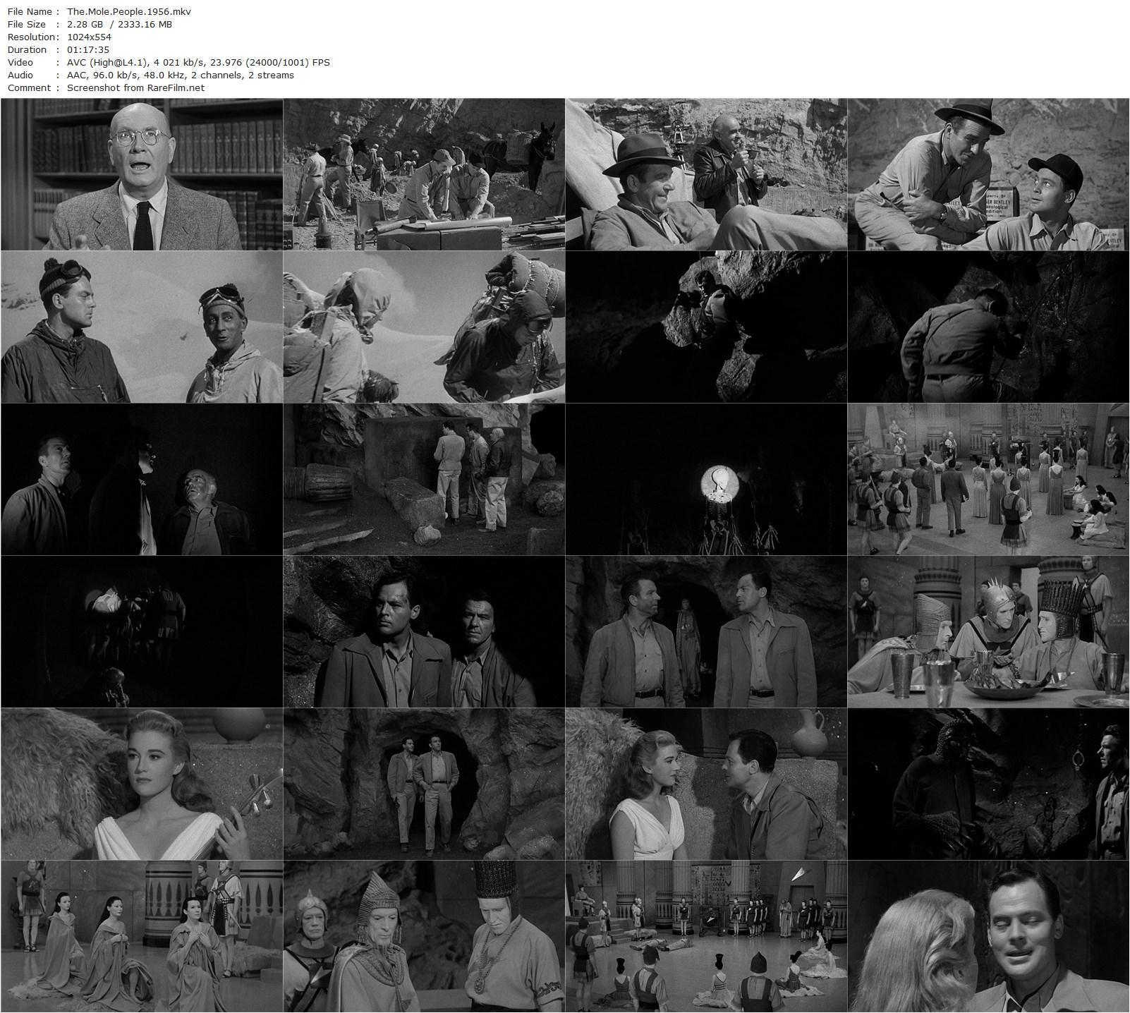 The Mole People (1956) Virgil W. Vogel, John Agar, Cynthia Patrick, Hugh Beaumont-poster