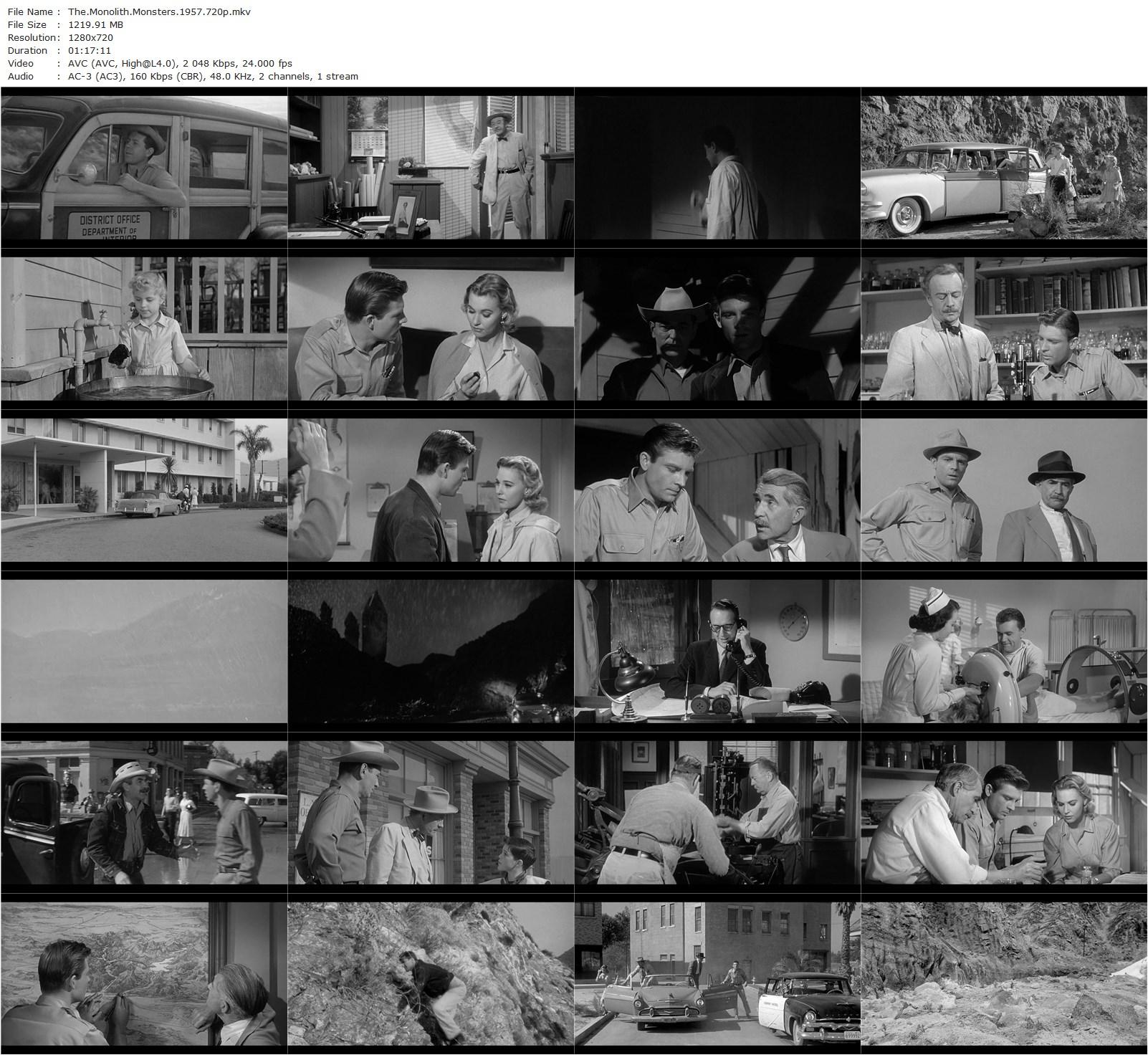 The Monolith Monsters (1957) John Sherwood, Grant Williams, Lola Albright, Les Tremayne-poster