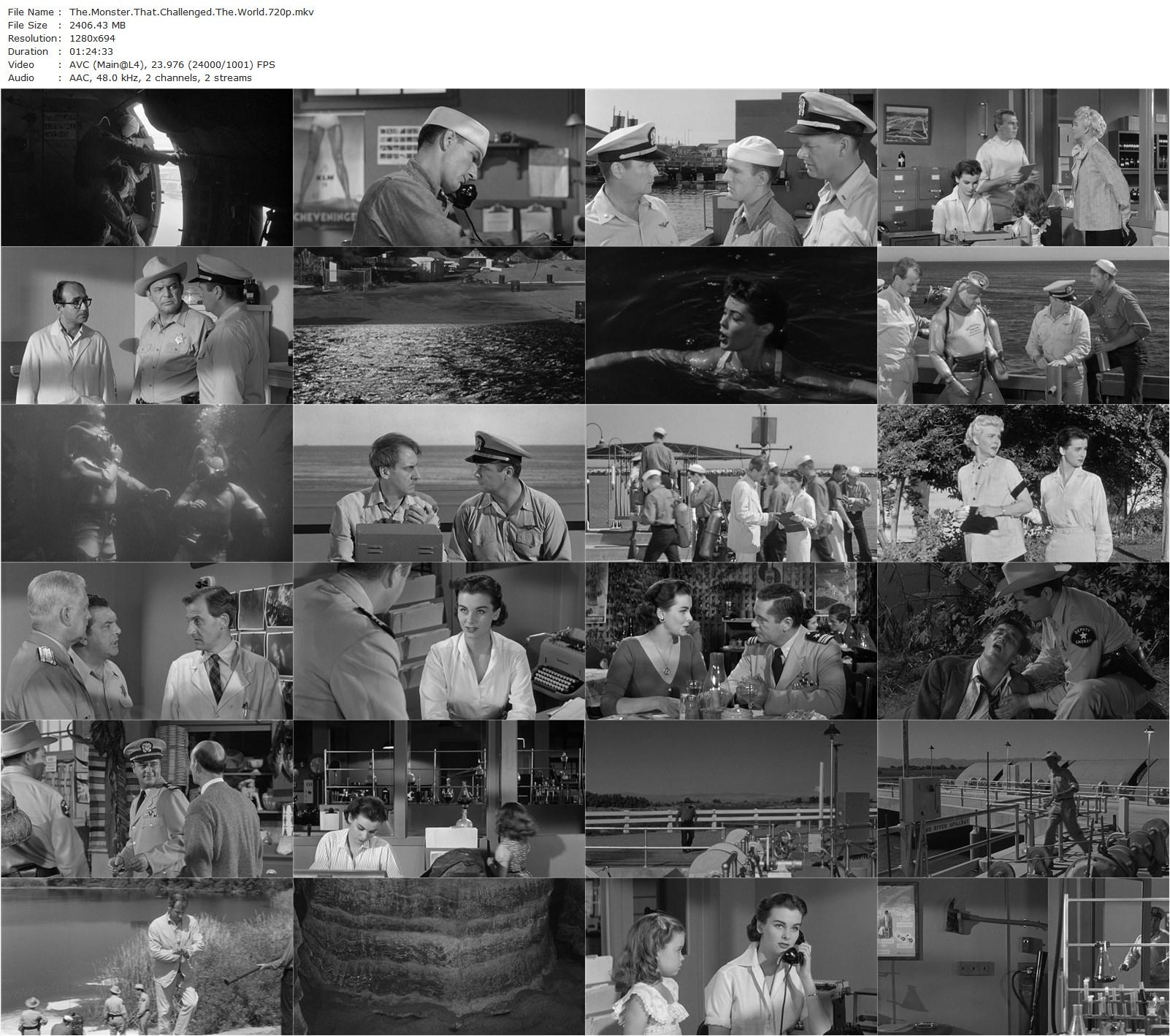 The Monster That Challenged the World (1957) Arnold Laven, Tim Holt, Audrey Dalton, Hans Conried-poster