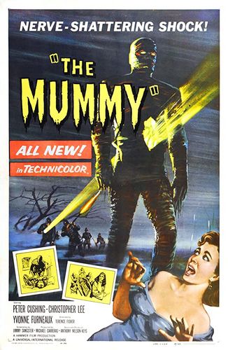 The Mummy (1959) Terence Fisher, Peter Cushing, Christopher Lee, Yvonne Furneaux