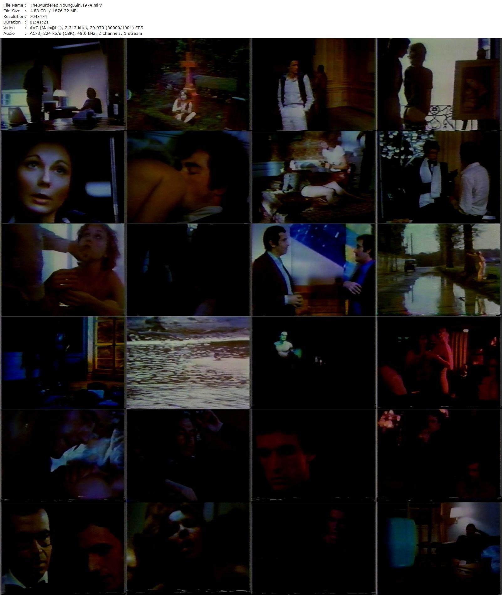 The Murdered Young Girl AKA La jeune fille assassinée (1974) Roger Vadim, Sirpa Lane, Michel Duchaussoy, Mathieu Carrière-poster