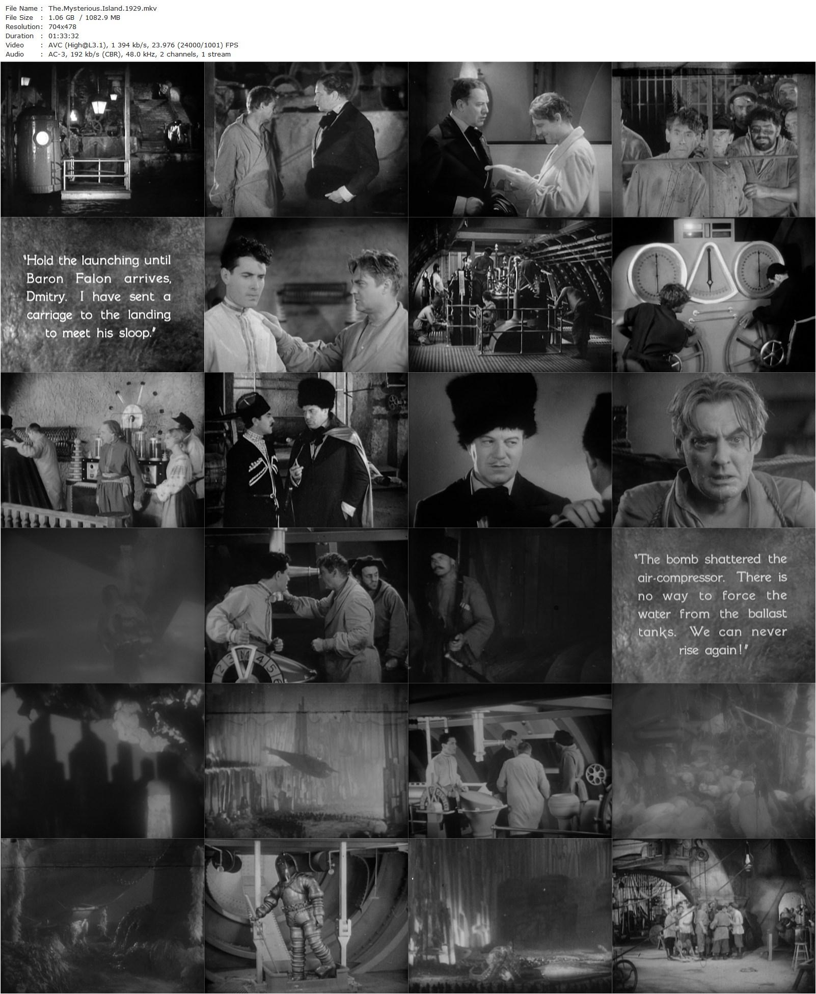 The Mysterious Island (1929) Lucien Hubbard, Benjamin Christensen, Maurice Tourneur, Lionel Barrymore, Jacqueline Gadsdon, Lloyd Hughes-poster