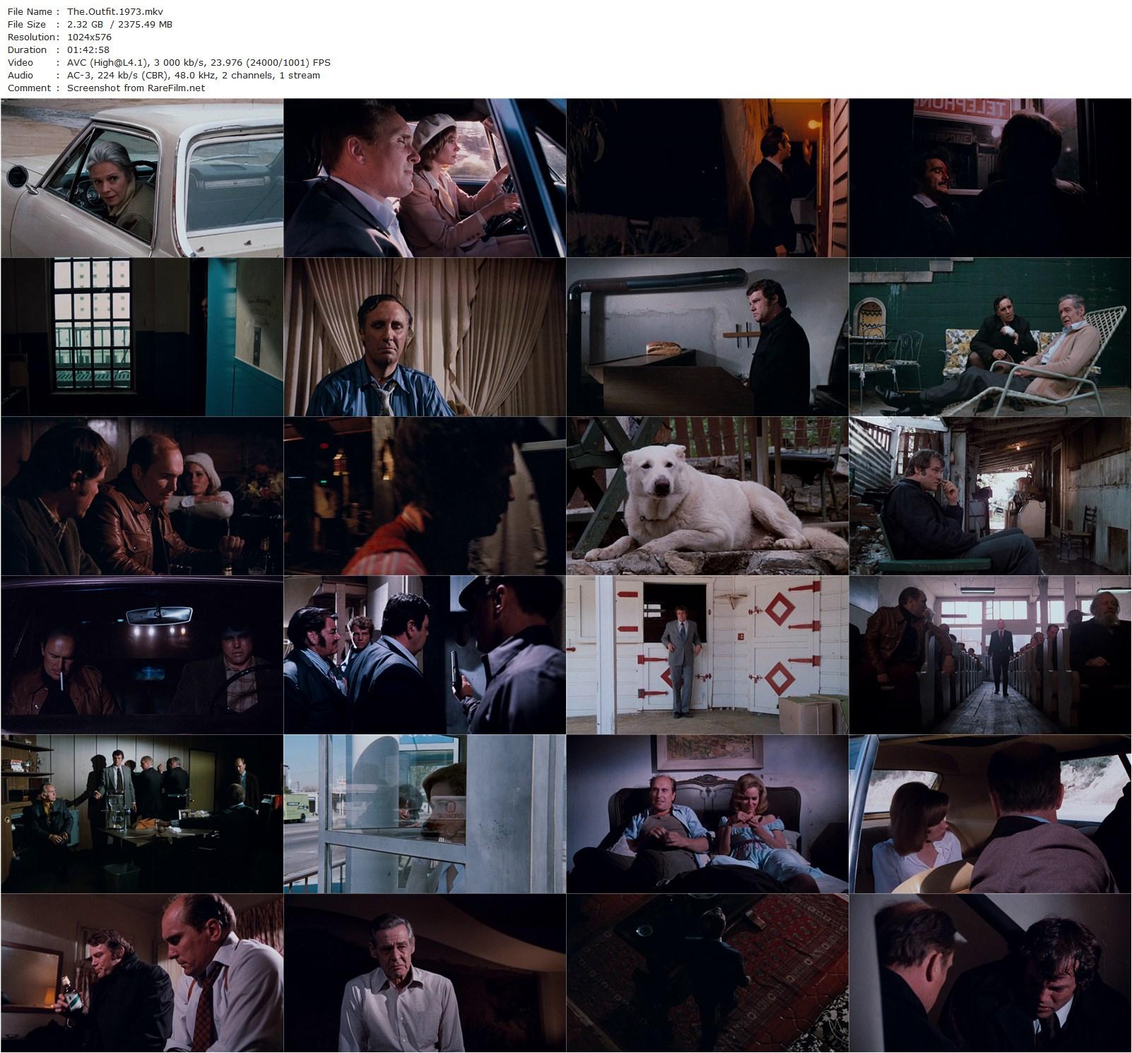 The Outfit (1973) John Flynn, Robert Duvall, Karen Black, Joe Don Baker-poster